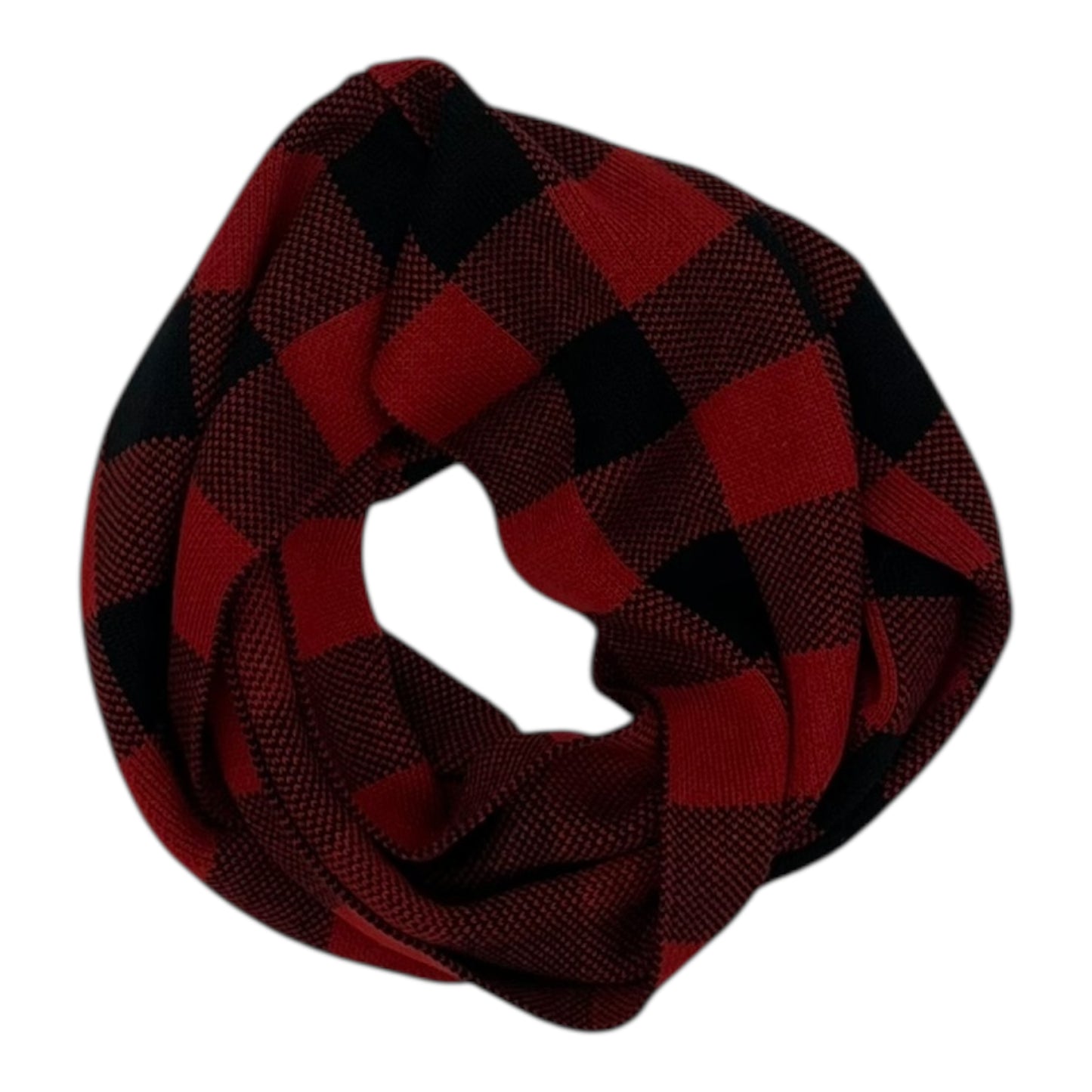 Scarf Square By Cme In Black & Red