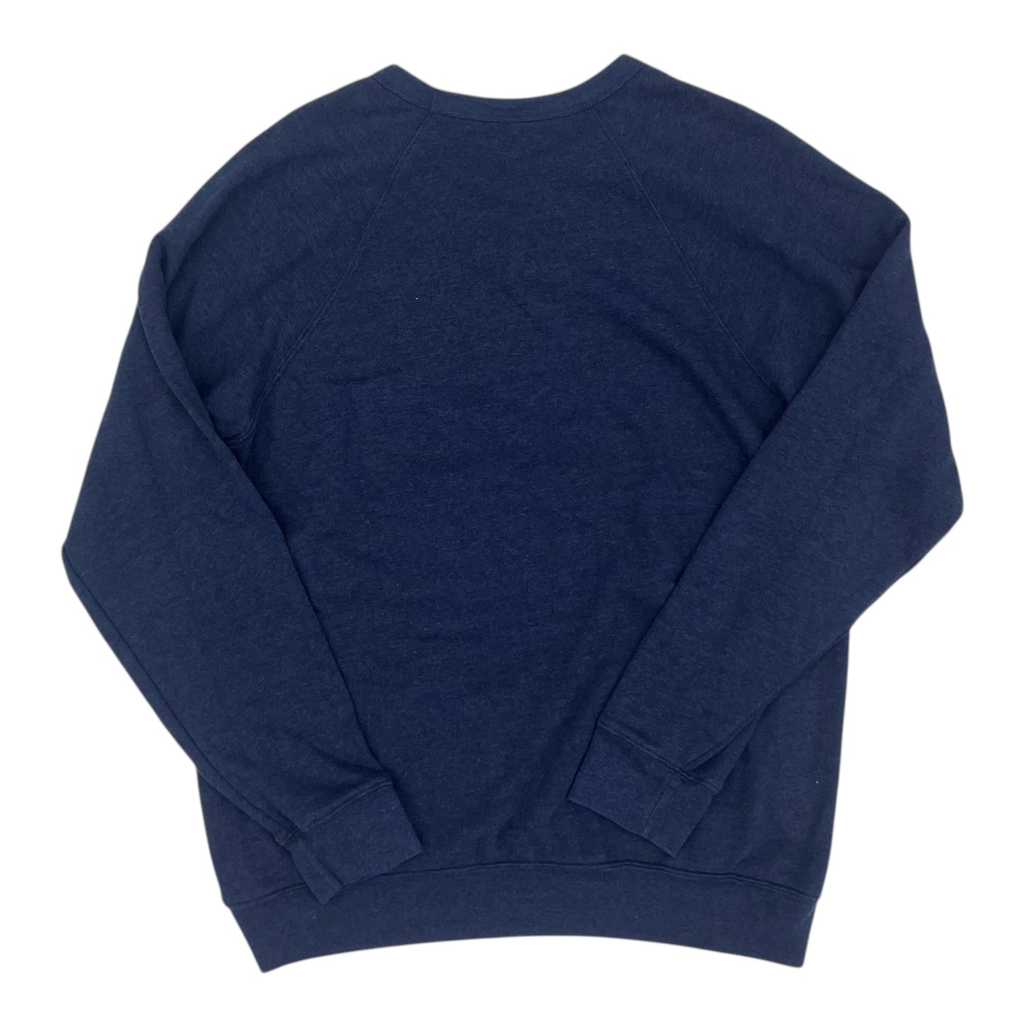 Sweatshirt Crewneck By Clothes Mentor In Navy, Size:L