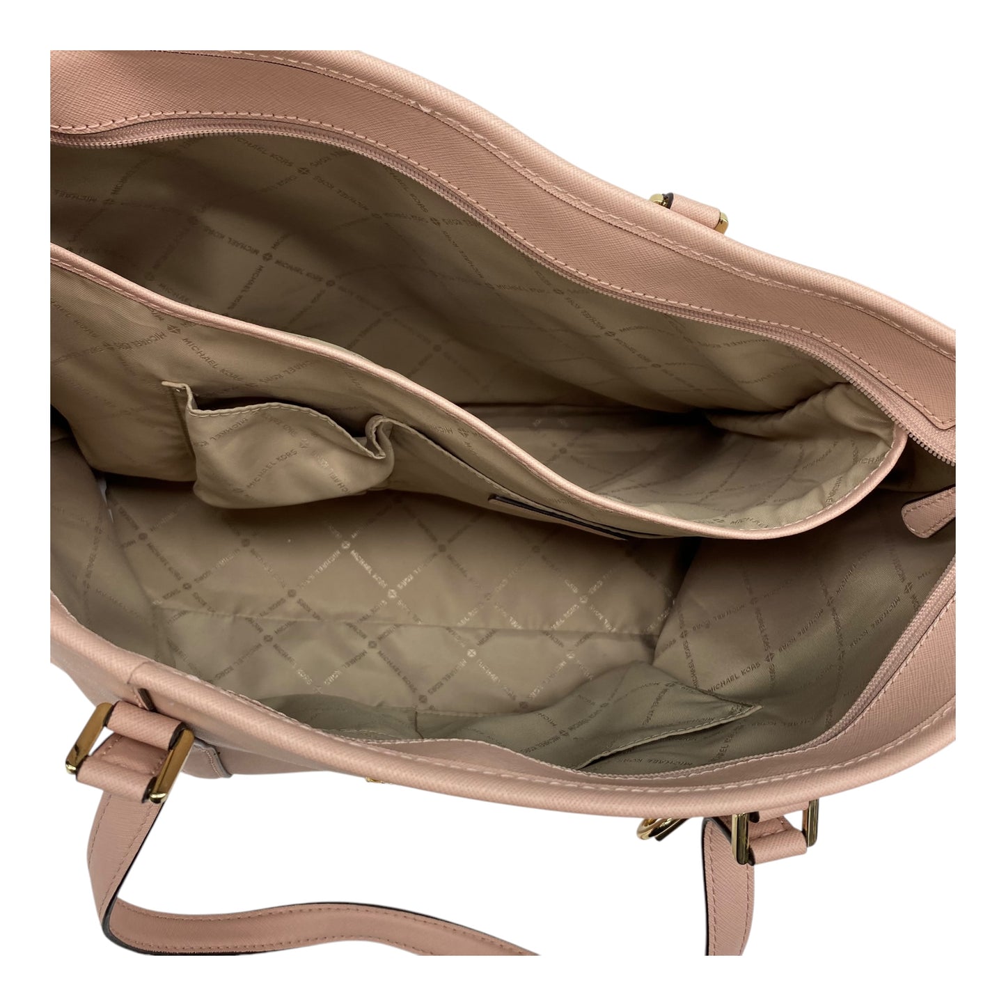 Handbag Designer By Michael Kors In Pink, Size:Large