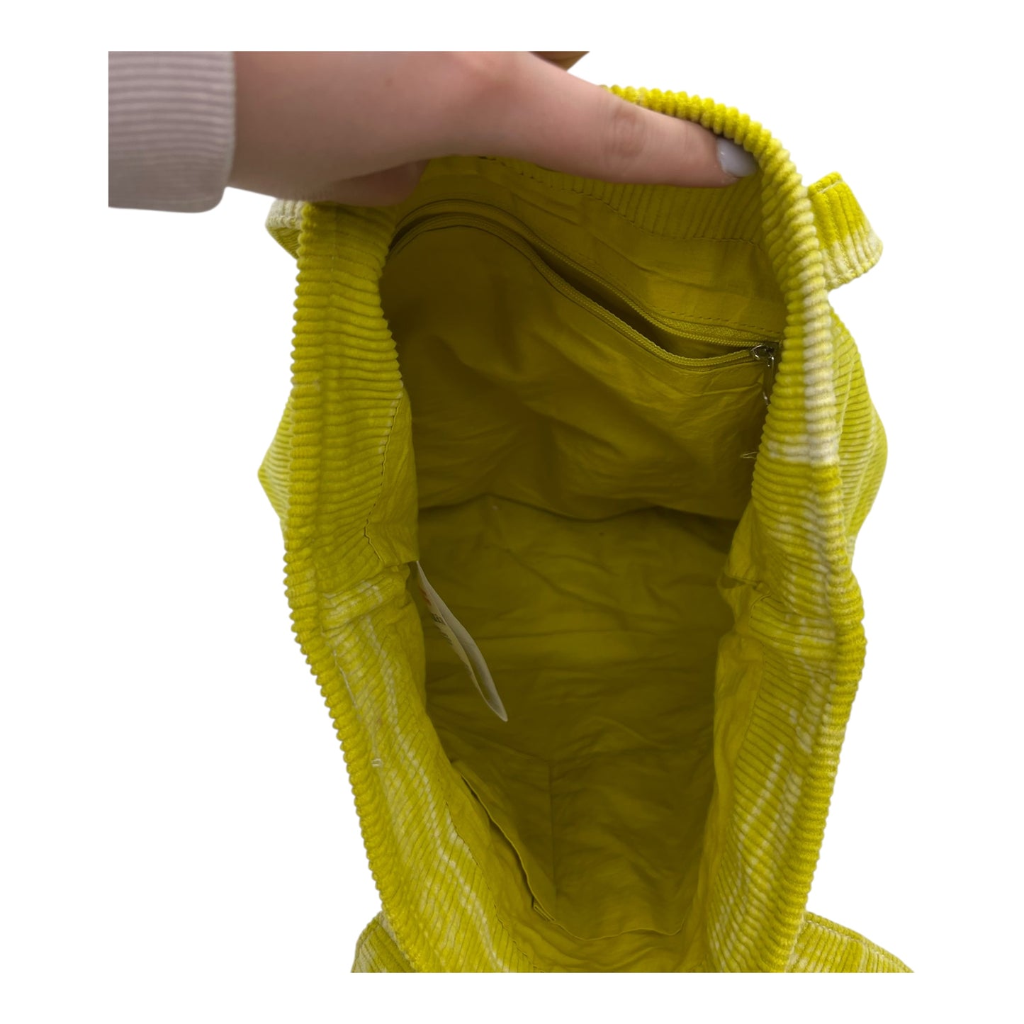 Tote By Clothes Mentor In Yellow, Size:Medium