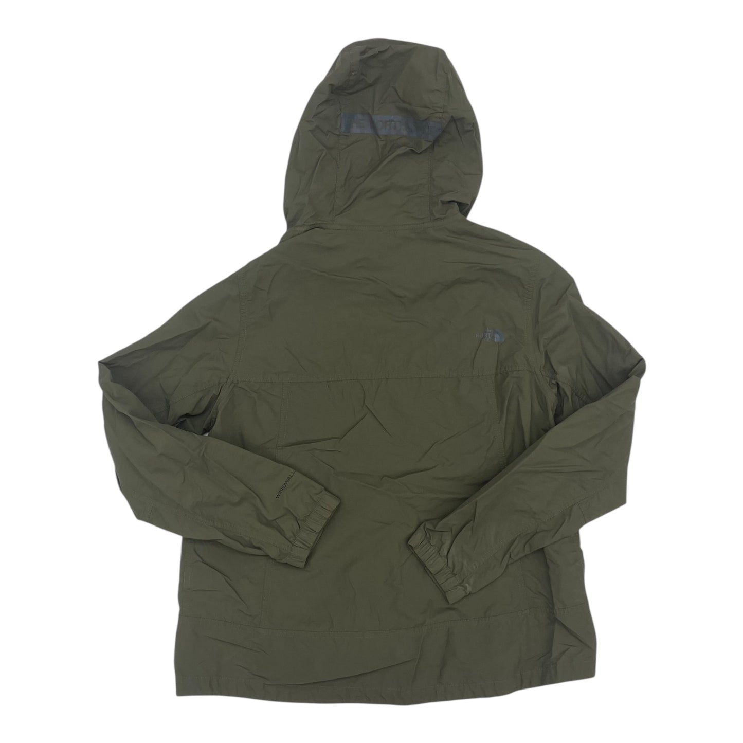 Jacket Windbreaker By The North Face In Green, Size:L