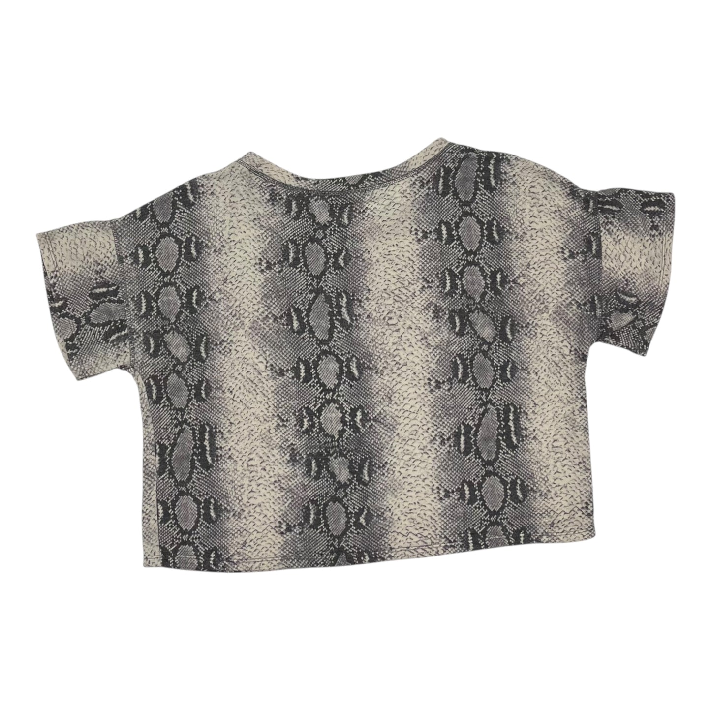 Top Ss By Peach Love Cream California In Snakeskin Print, Size:M