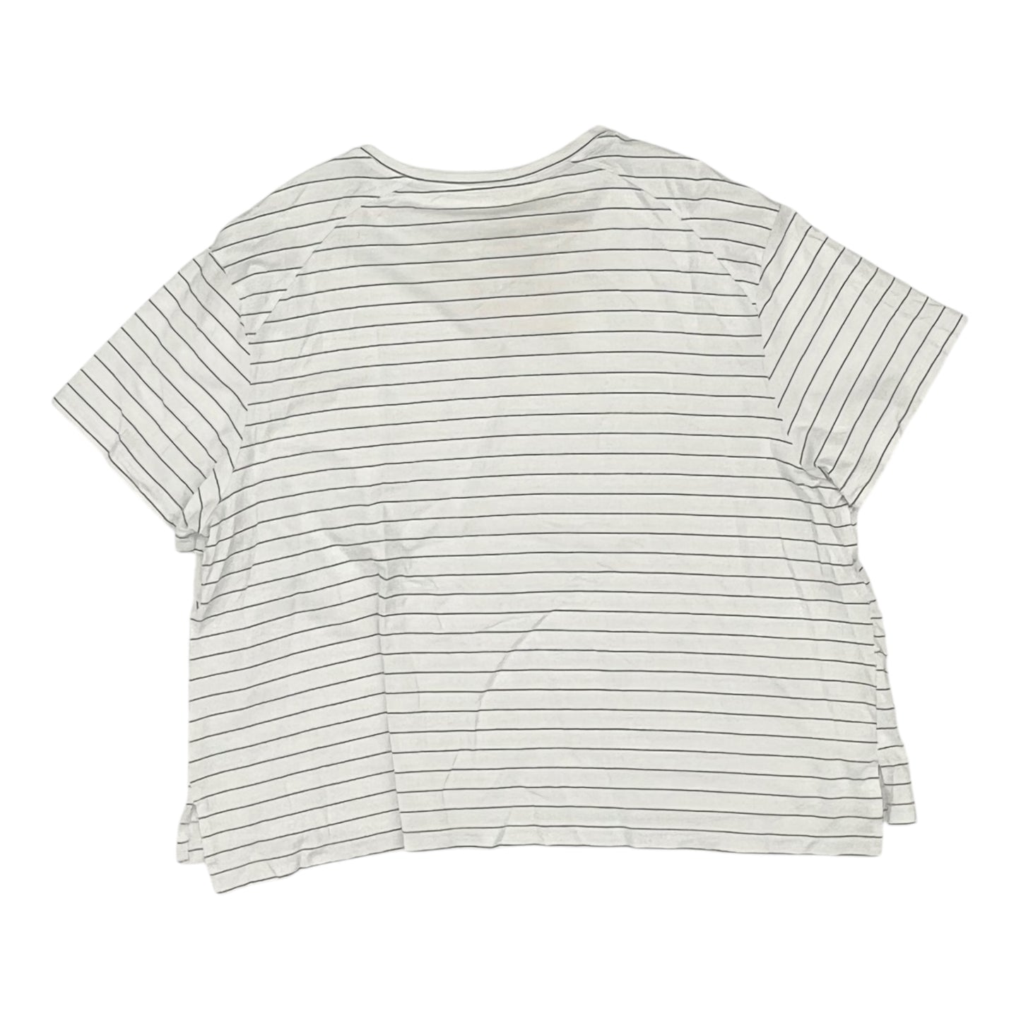 Athletic Top Ss By Flx In Green & White, Size:Xl