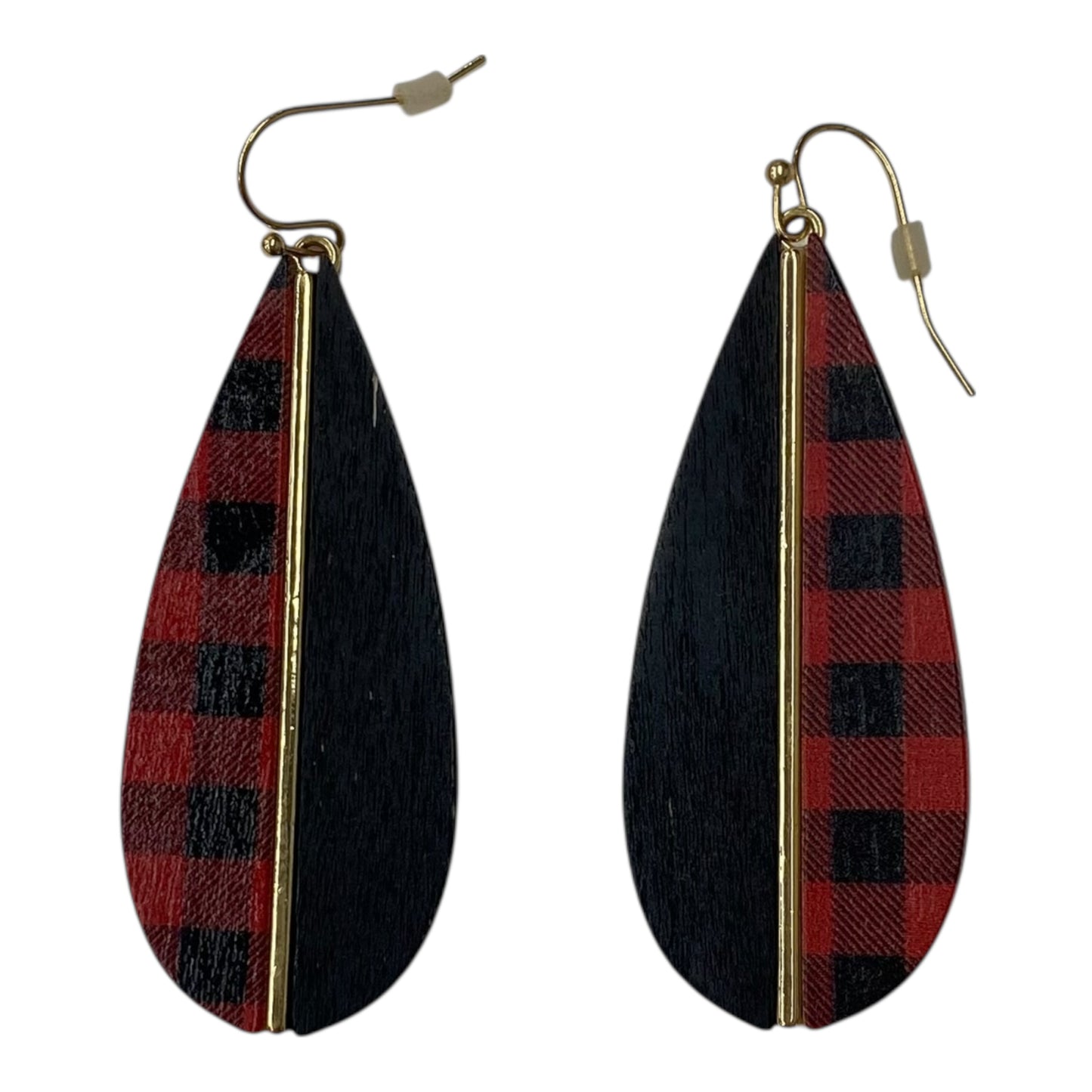 EARRINGS DANGLE/DROP by CLOTHES MENTOR In BLACK & RED