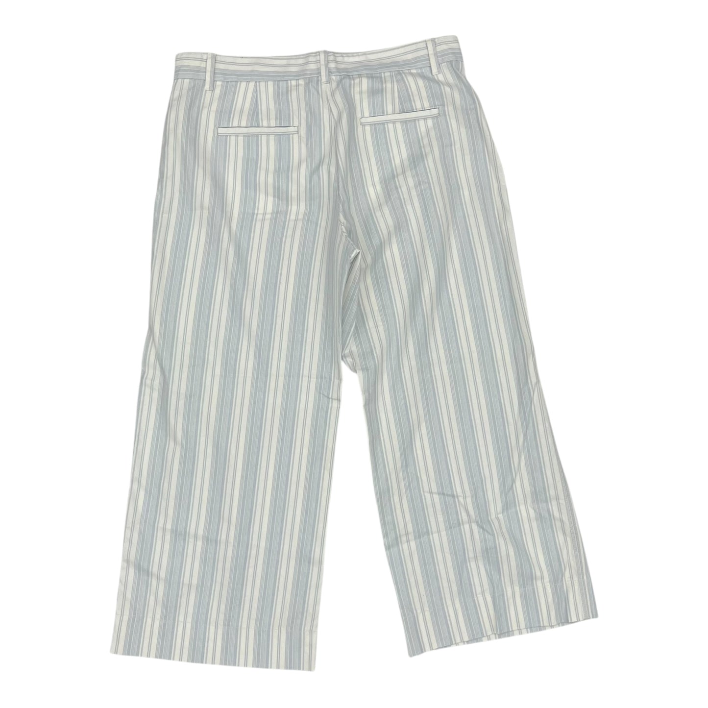 Pants Wide Leg By Gap In Blue & White, Size:12