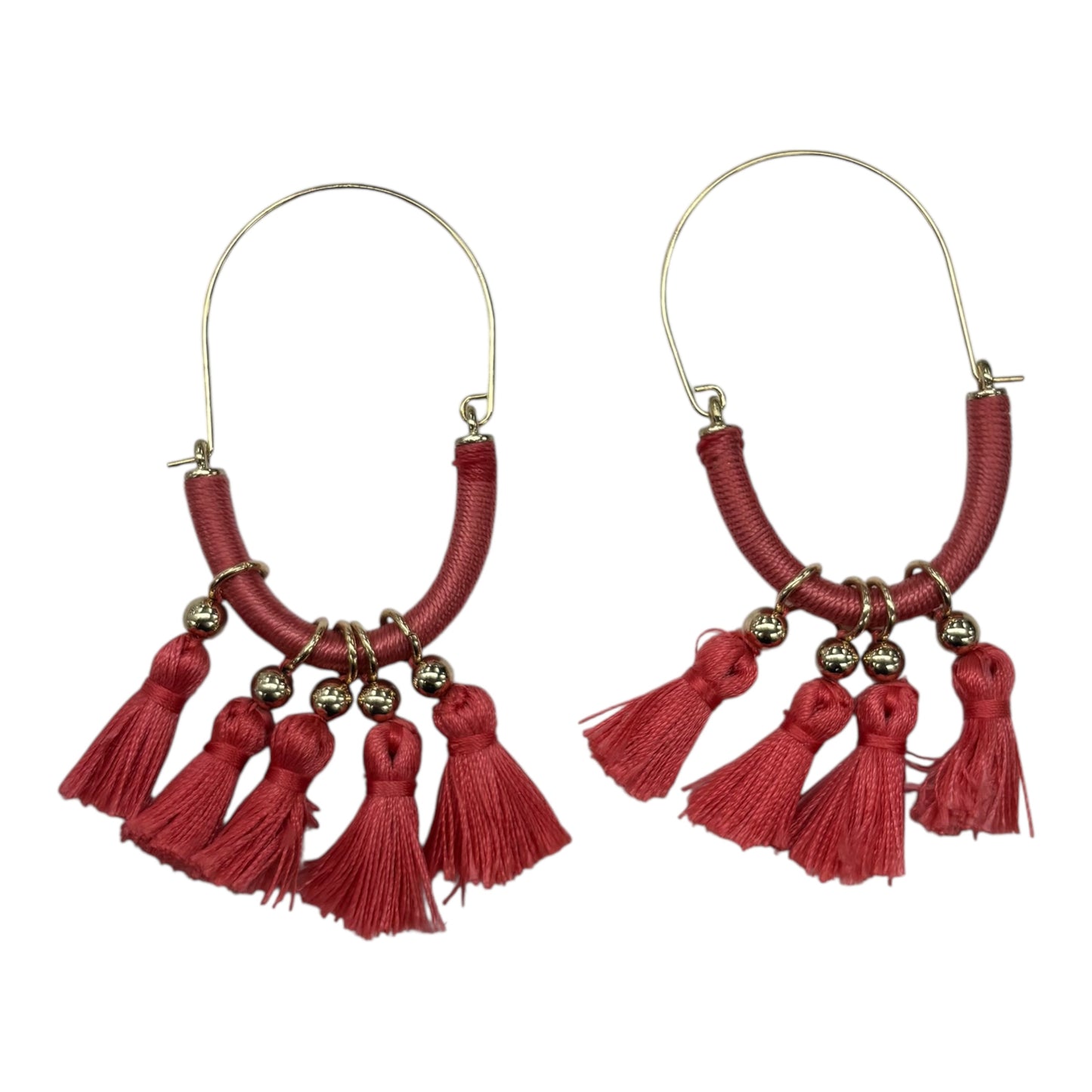 EARRINGS DANGLE/DROP by CLOTHES MENTOR In RED
