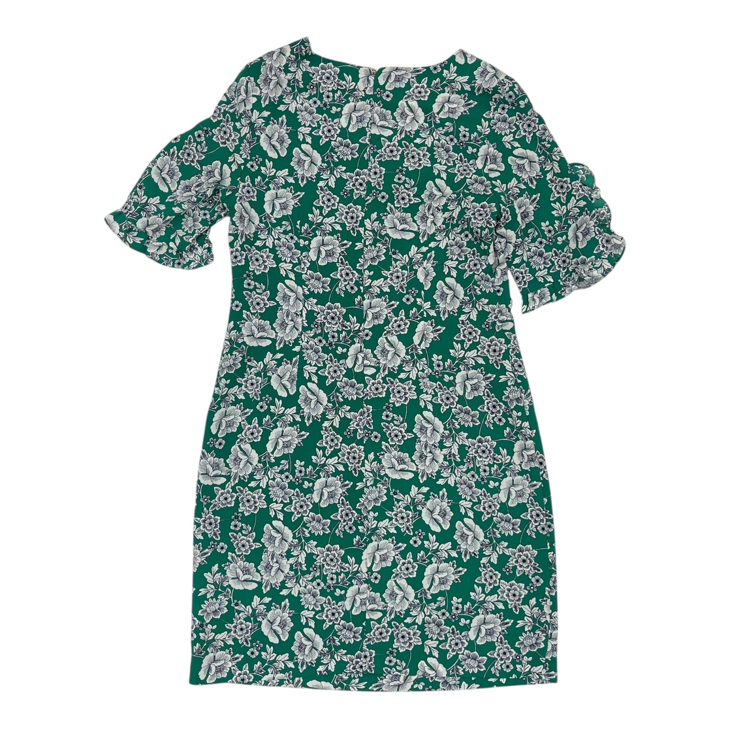 Dress Designer By Karl Lagerfeld In Green & White, Size:6
