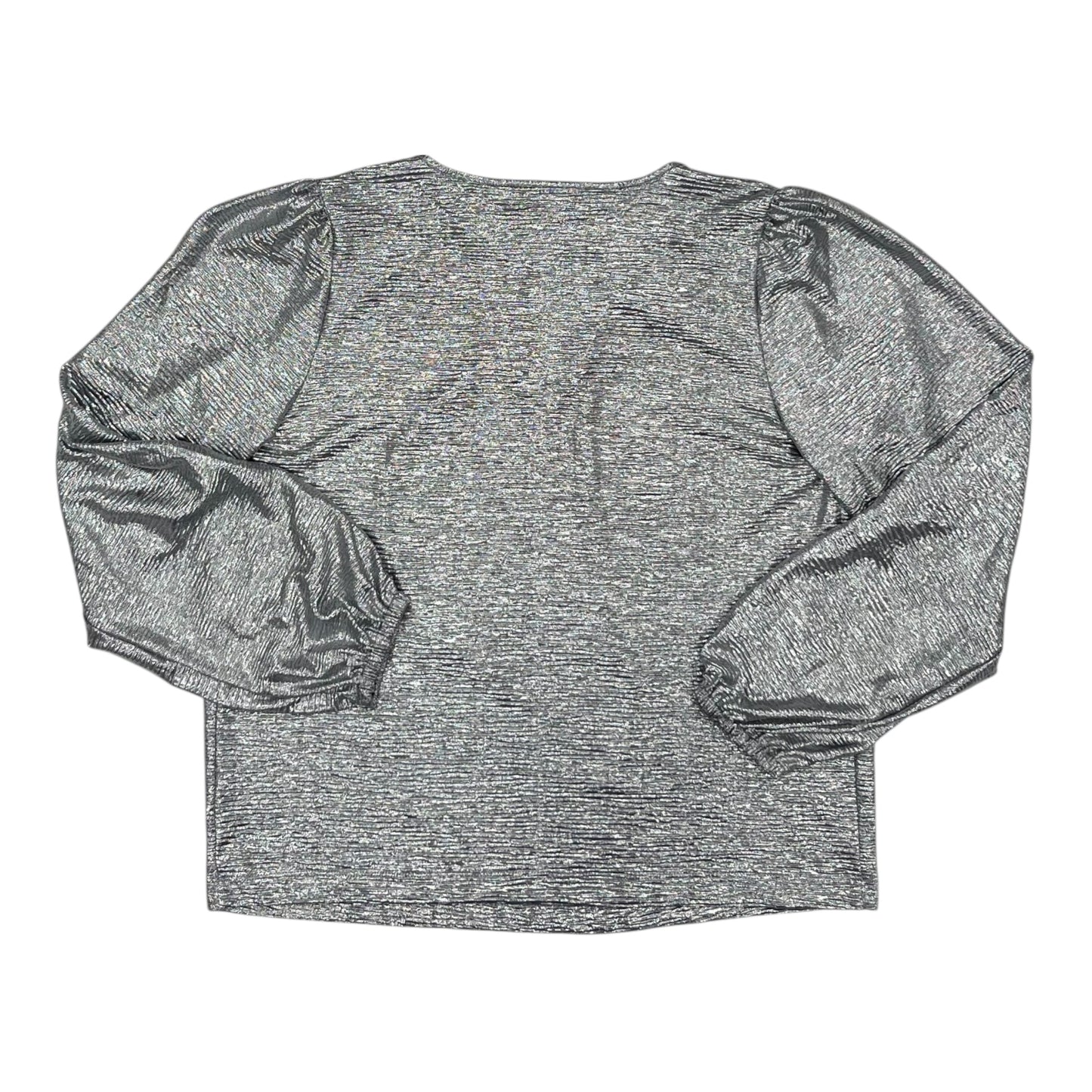Top Ls By Loft In Silver, Size:S