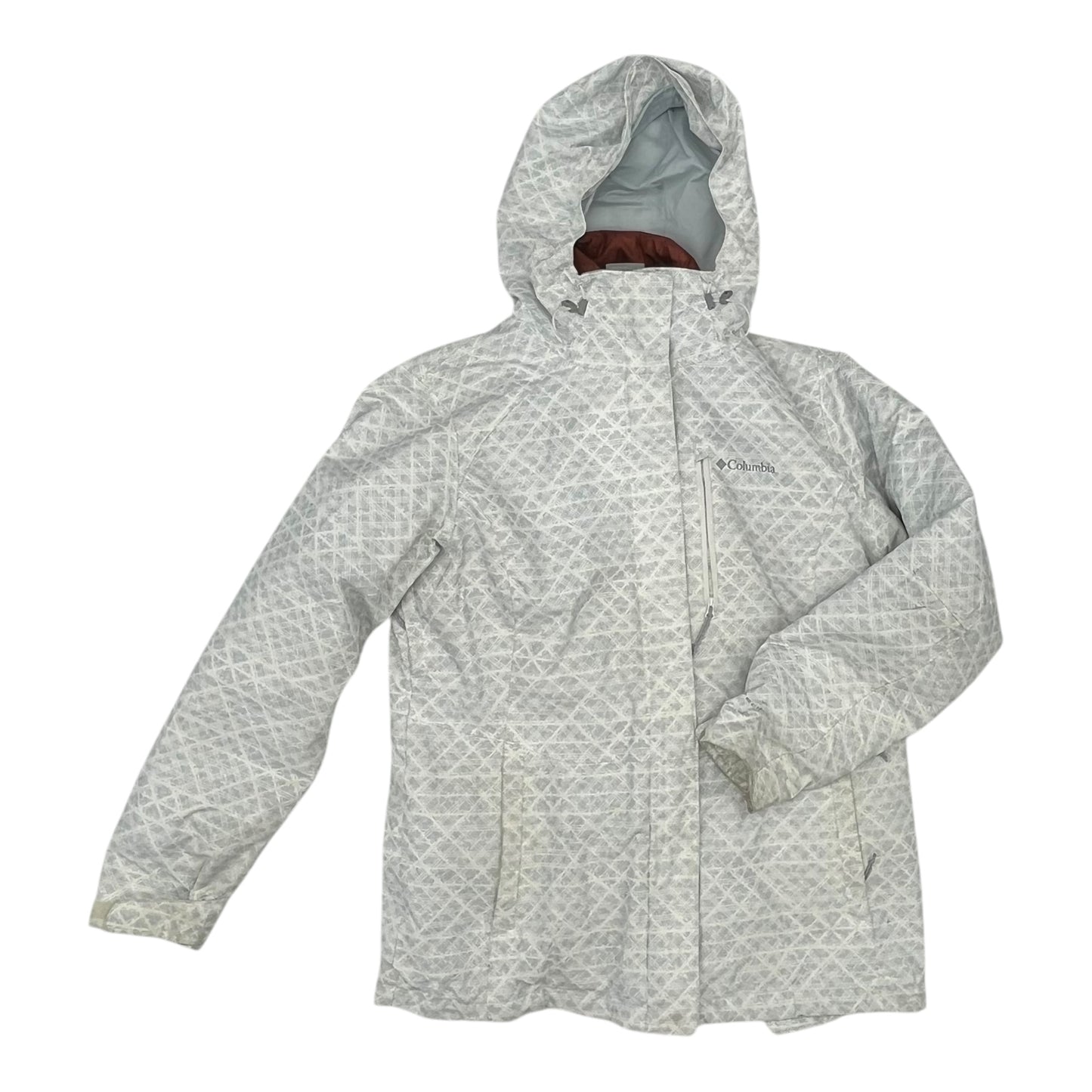 Coat Puffer & Quilted By Columbia In Grey, Size:L