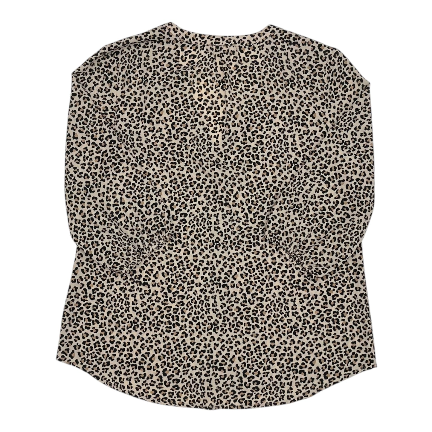Blouse Ls By Maurices In Animal Print, Size:L
