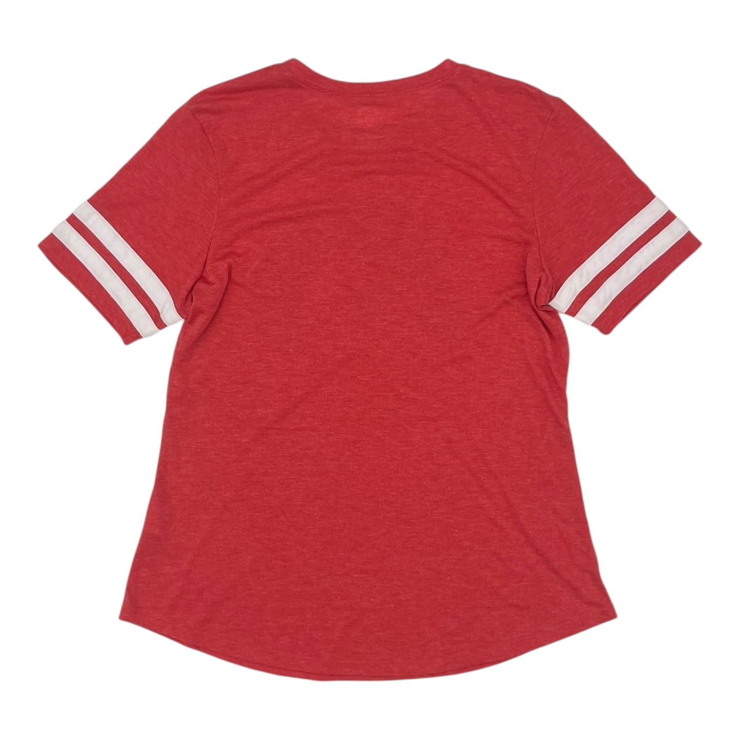 Athletic Top Ss By Clothes Mentor In Red, Size:L