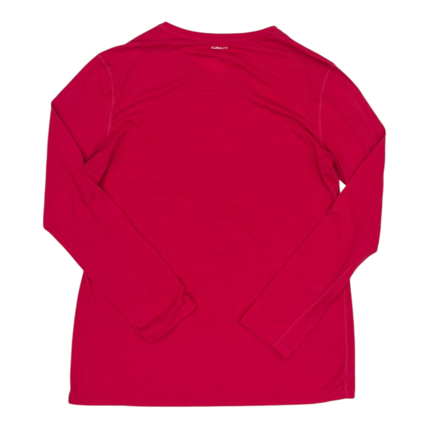 Athletic Top Ls Collar By Adidas In Pink, Size:Xl