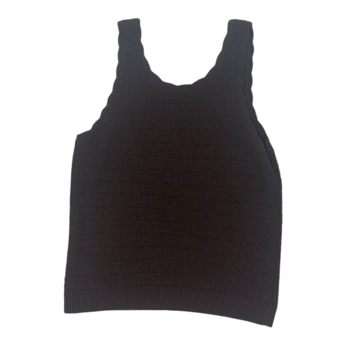 Vest Sweater By Loft In Brown, Size:M