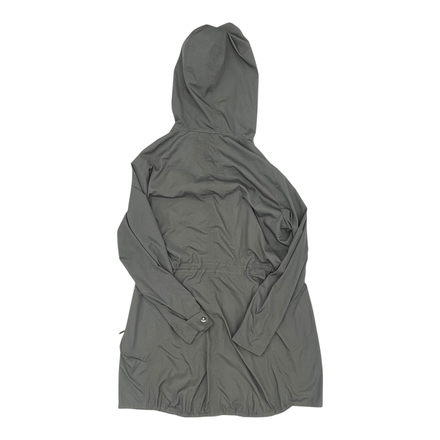 Jacket Windbreaker By J. Jill In Grey, Size:M