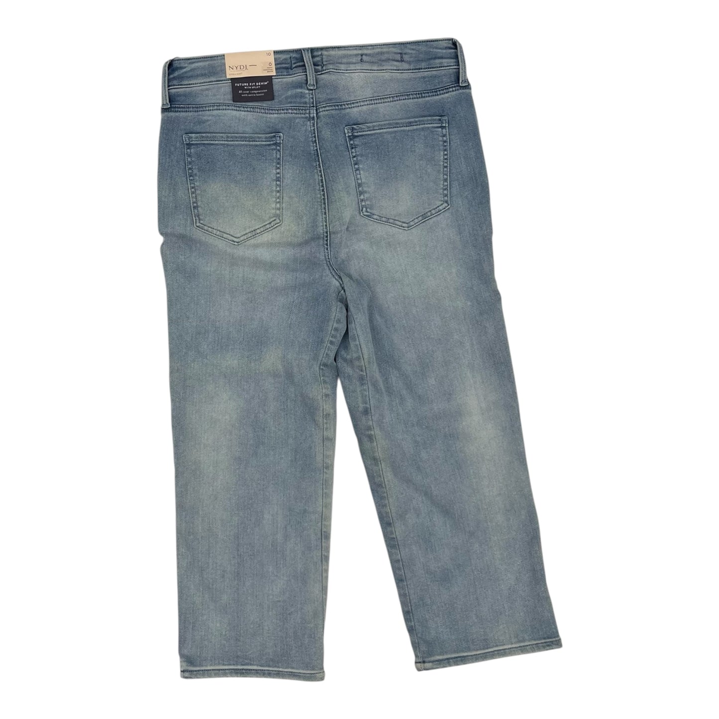 Jeans Cropped By Not Your Daughters Jeans In Blue Denim, Size:10