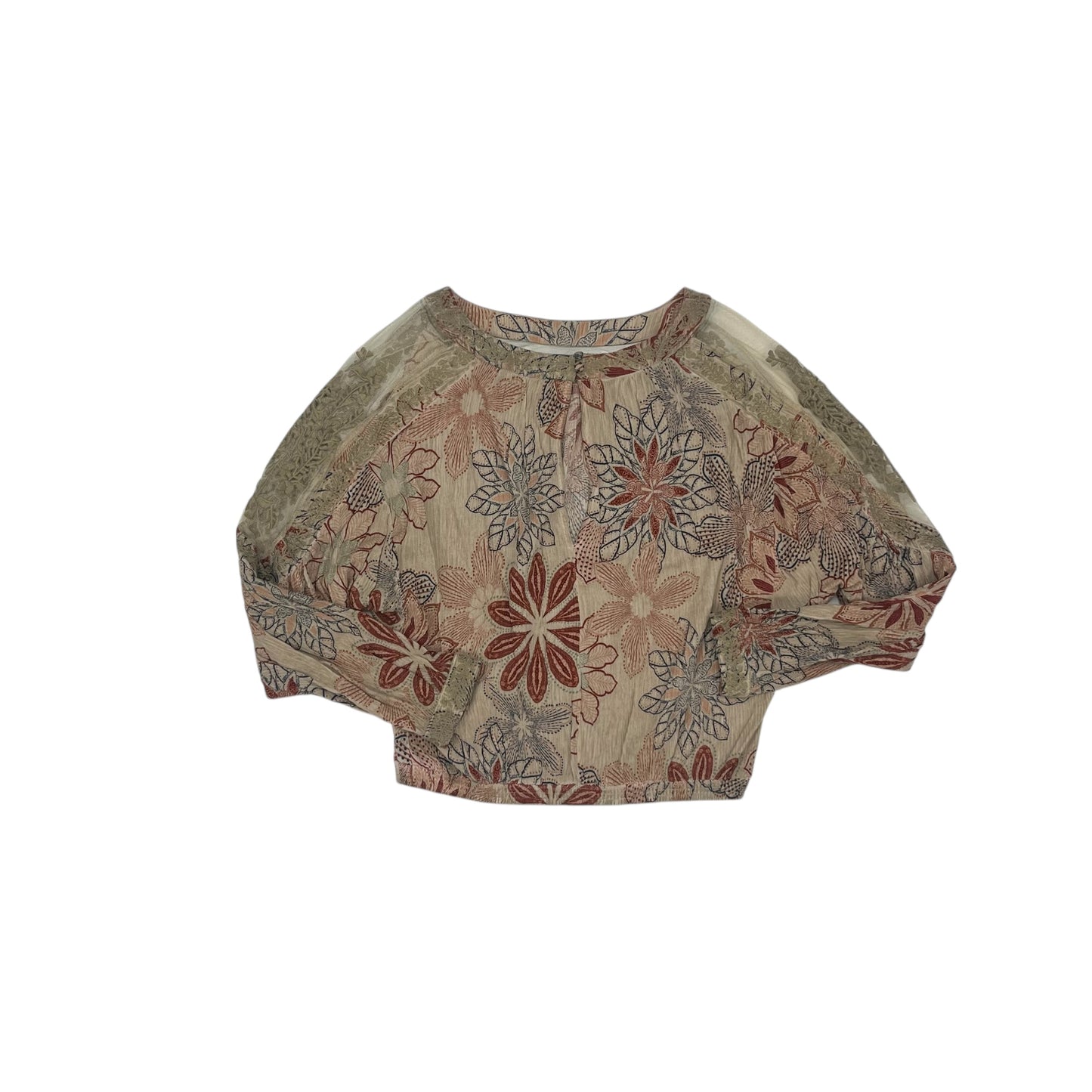 Blouse Ls By Gimmicks In Floral Print, Size:S