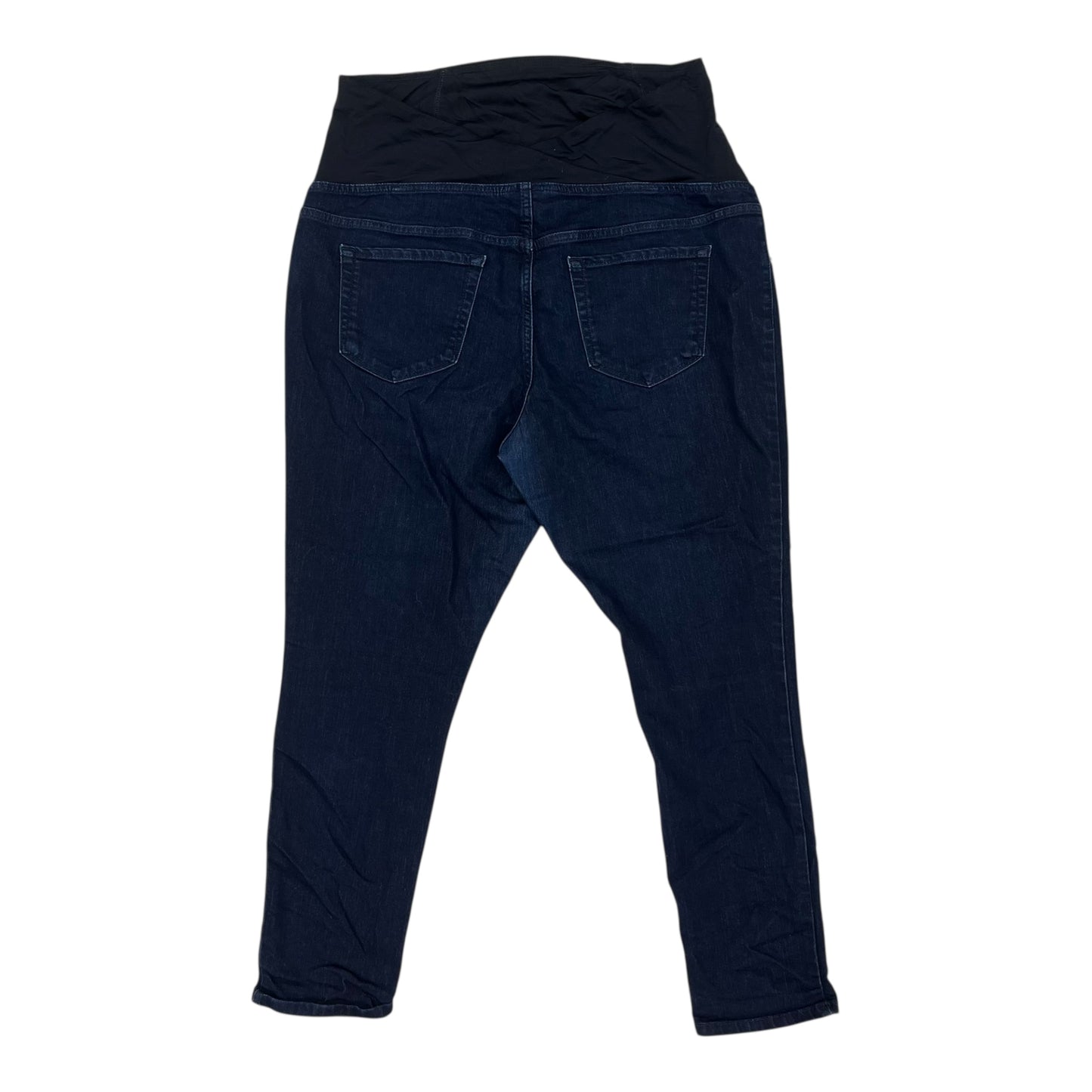 Mat Jeans By Isabel Maternity In Blue Denim, Size:16