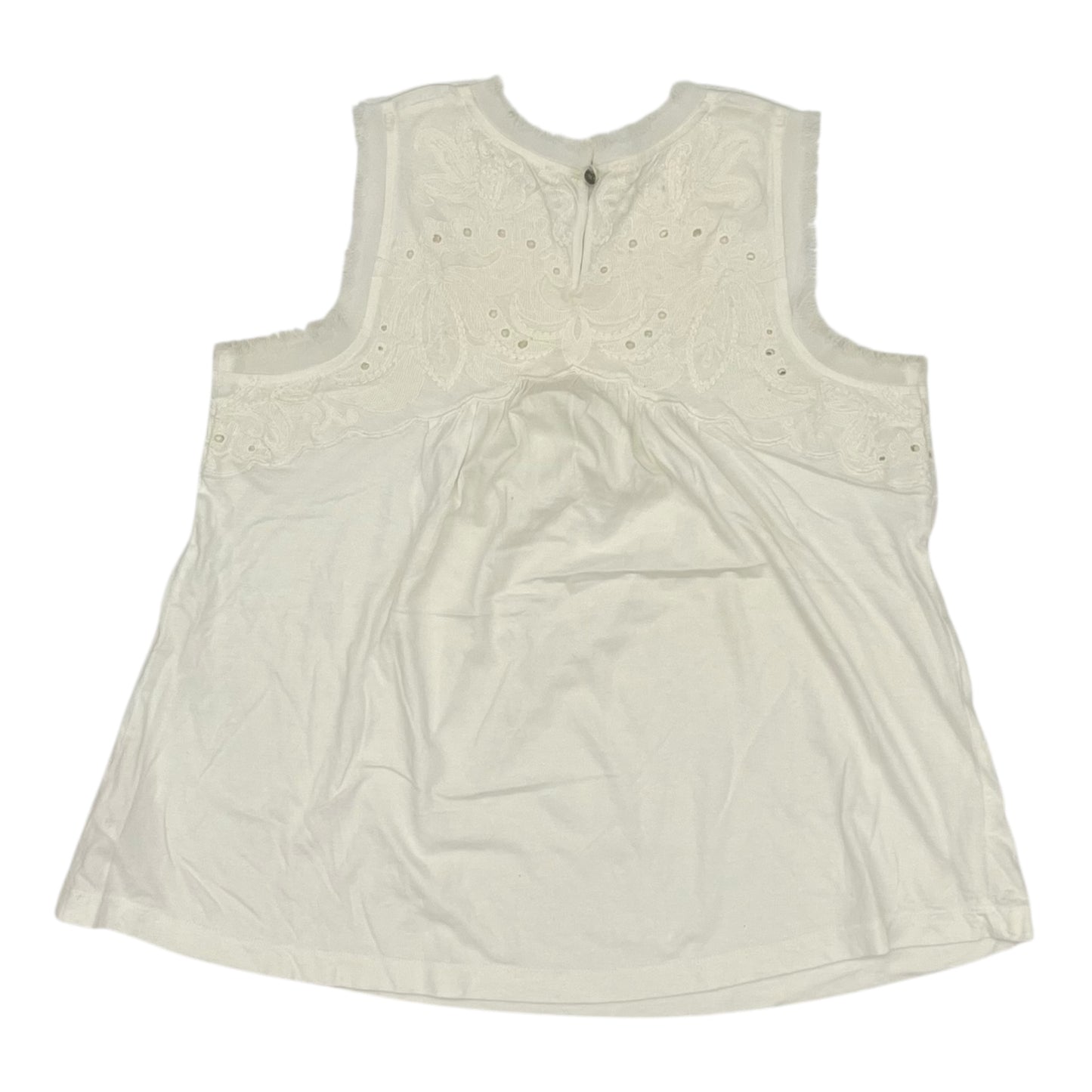 Blouse Sleeveless By Meadow Rue In Cream, Size:S