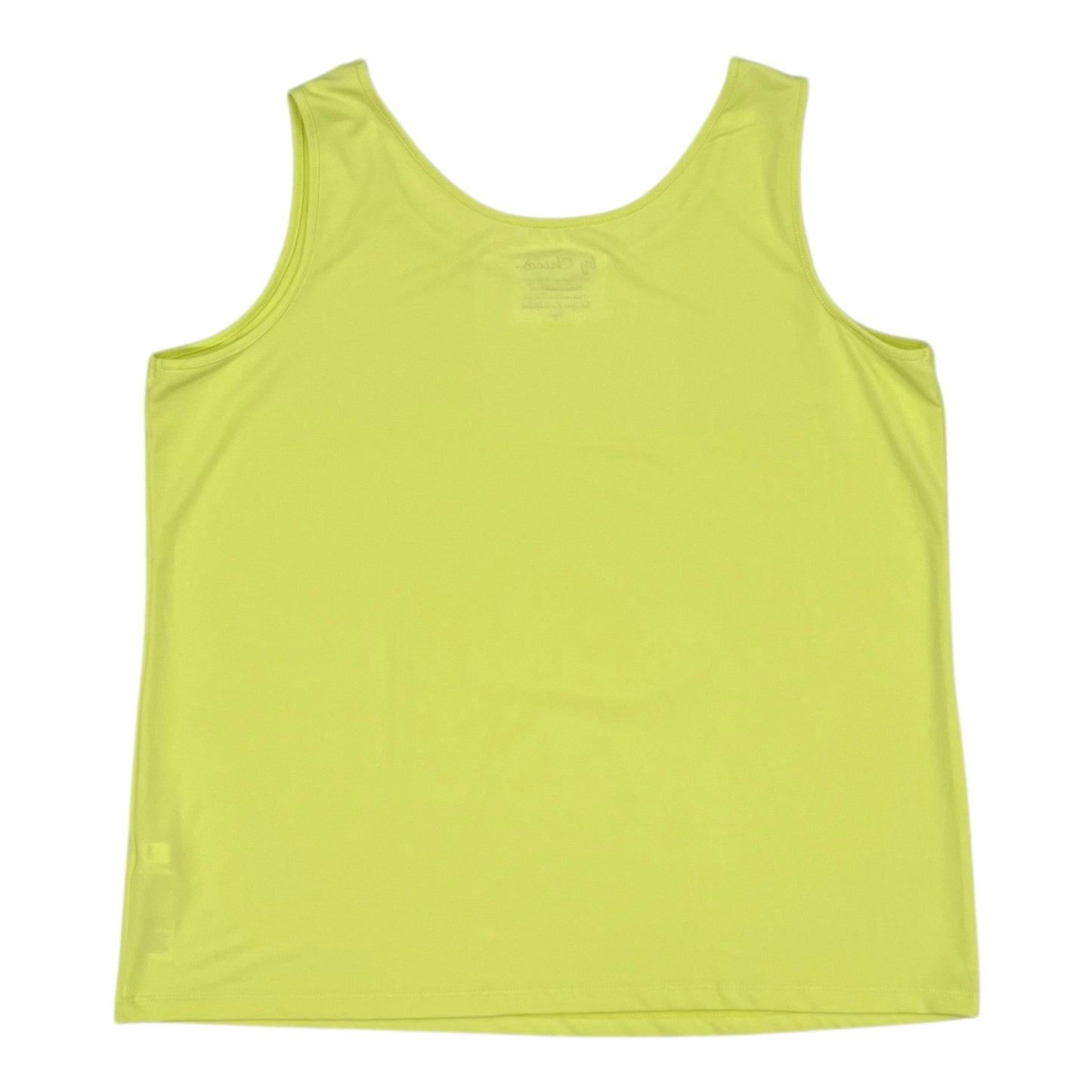 Tank Top By Chicos In Yellow, Size:L