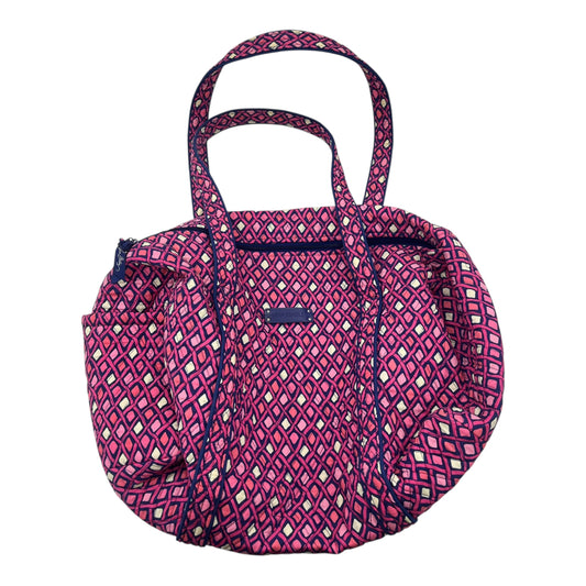 DUFFLE AND WEEKENDER by VERA BRADLEY In BLUE & PINK, Size: MEDIUM