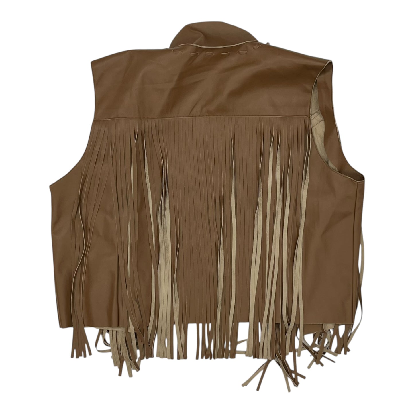Vest Other By Clothes Mentor In Brown, Size:L