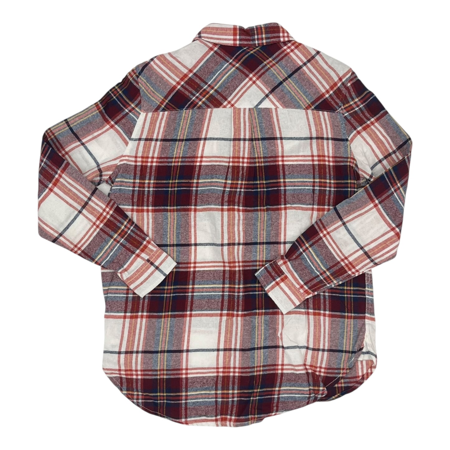 Top Ls By Gap In Plaid Pattern, Size:M