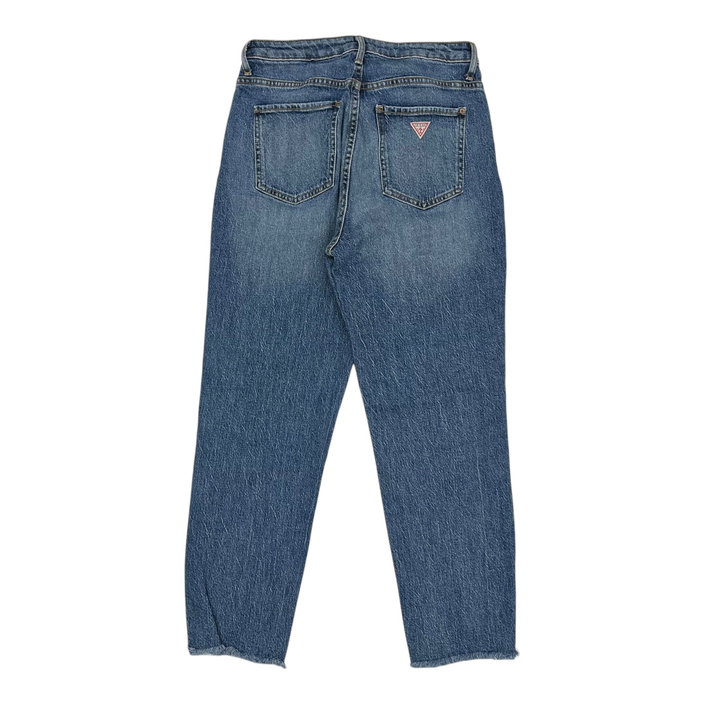 Jeans Straight By Guess In Blue Denim, Size:8