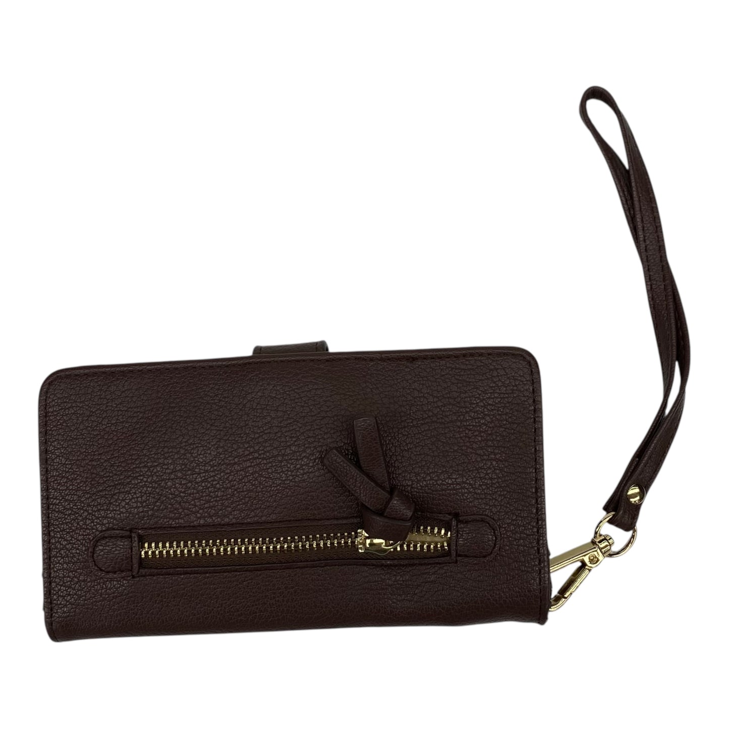 Wristlet By Clothes Mentor In Brown, Size:Medium