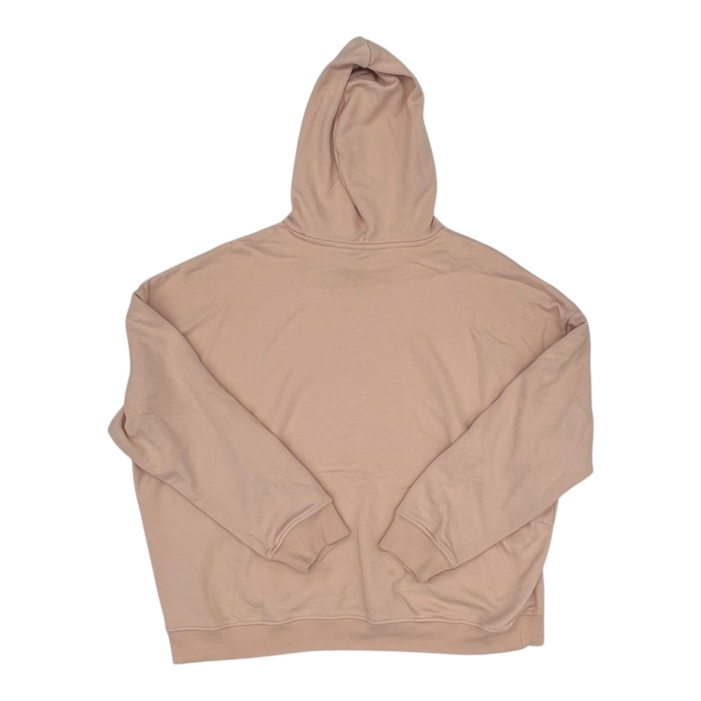 Sweatshirt Hoodie By Clothes Mentor In Peach, Size:Xxl