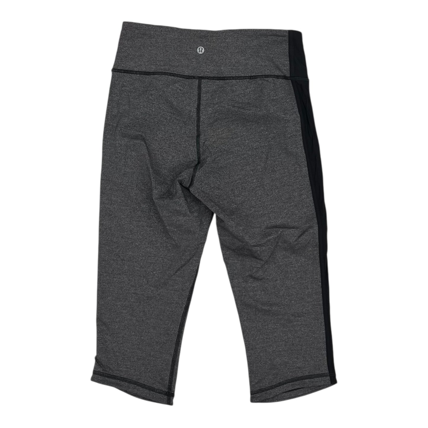 Athletic Leggings Capris By Lululemon In Grey, Size:M