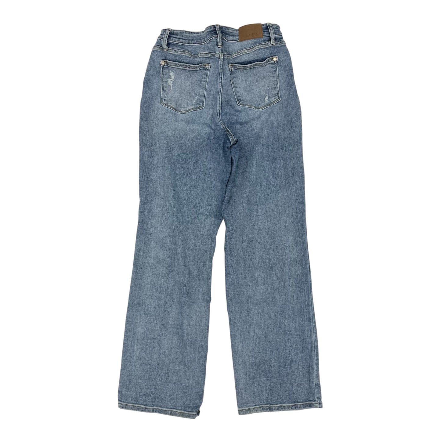 Jeans Straight By Judy Blue In Blue Denim, Size:8