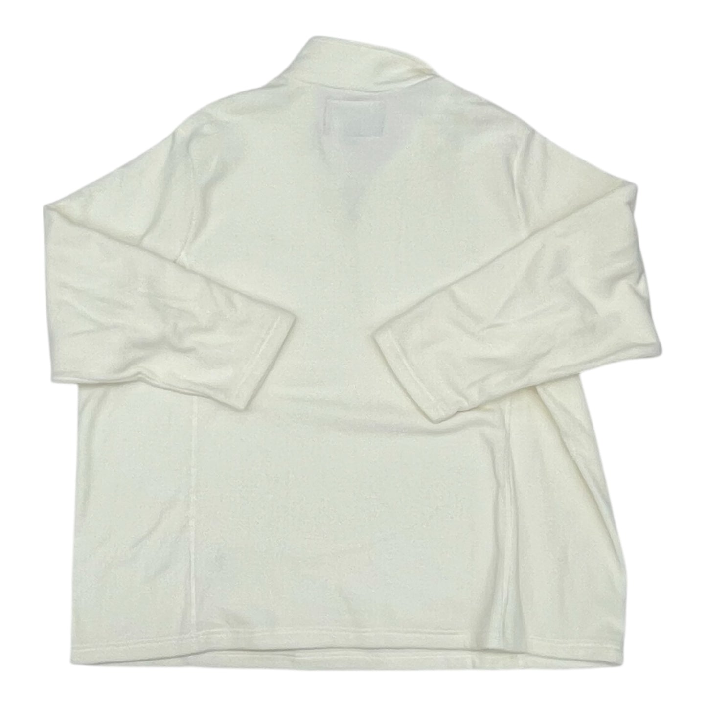 Athletic Fleece By Lands End In Cream, Size:3X