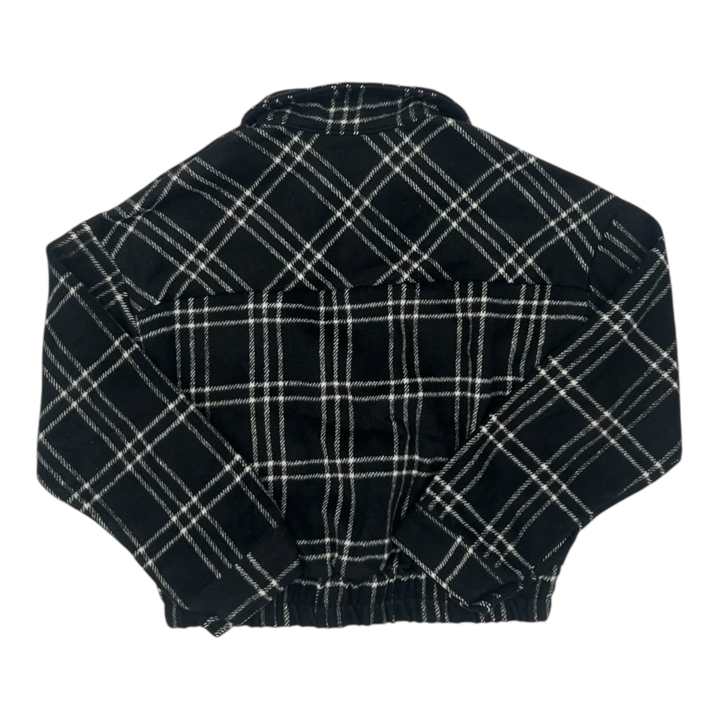 Jacket Shirt By Clothes Mentor In Black, Size:M