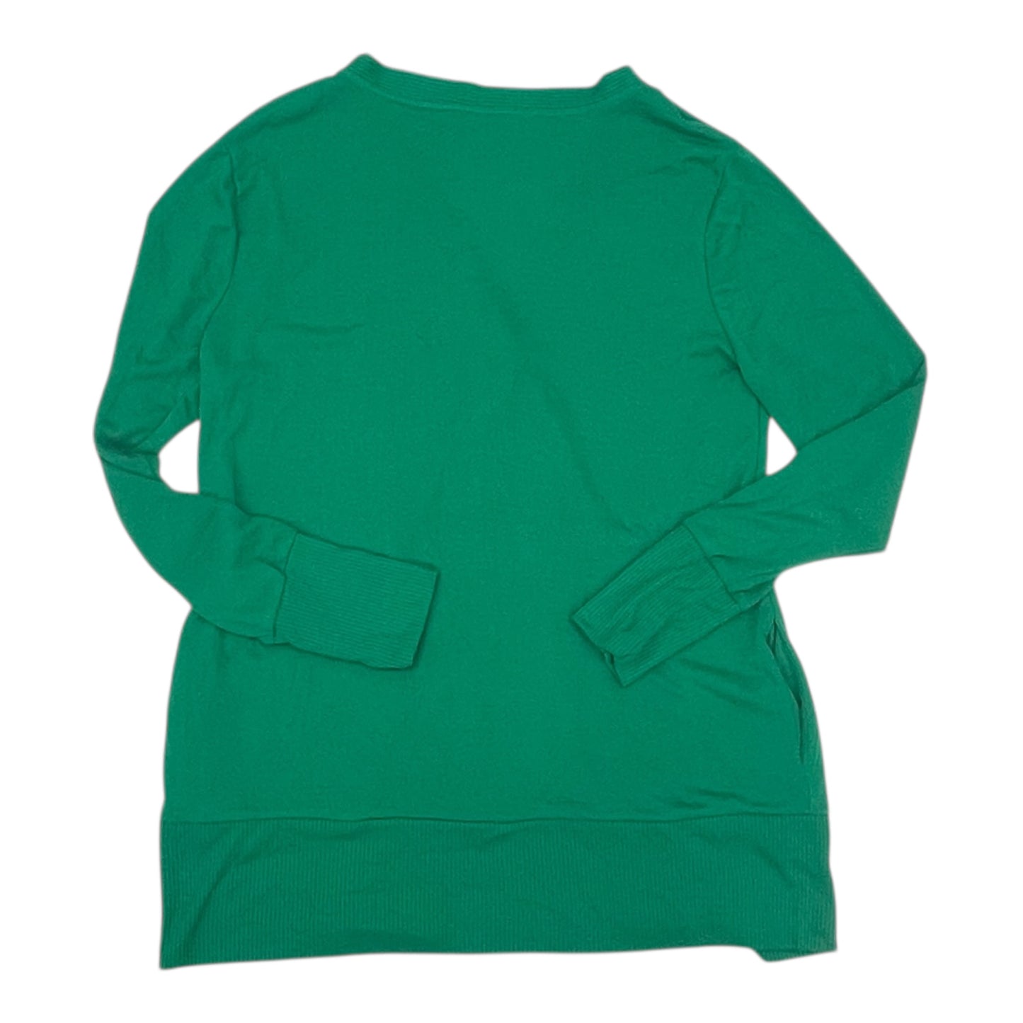 Cardigan By Zenana Outfitters In Green, Size:1X