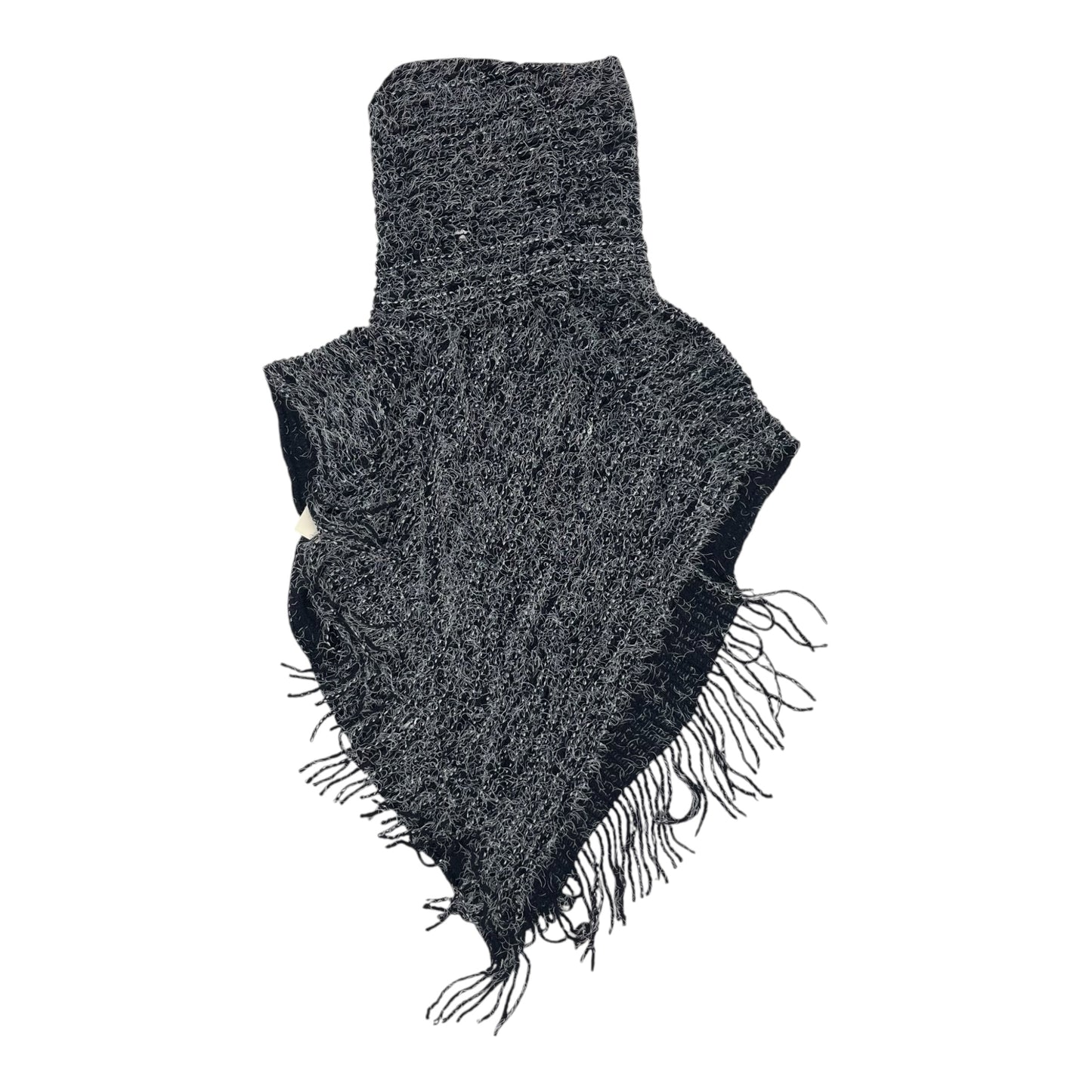 Poncho By Clothes Mentor In Navy, Size:Osfm