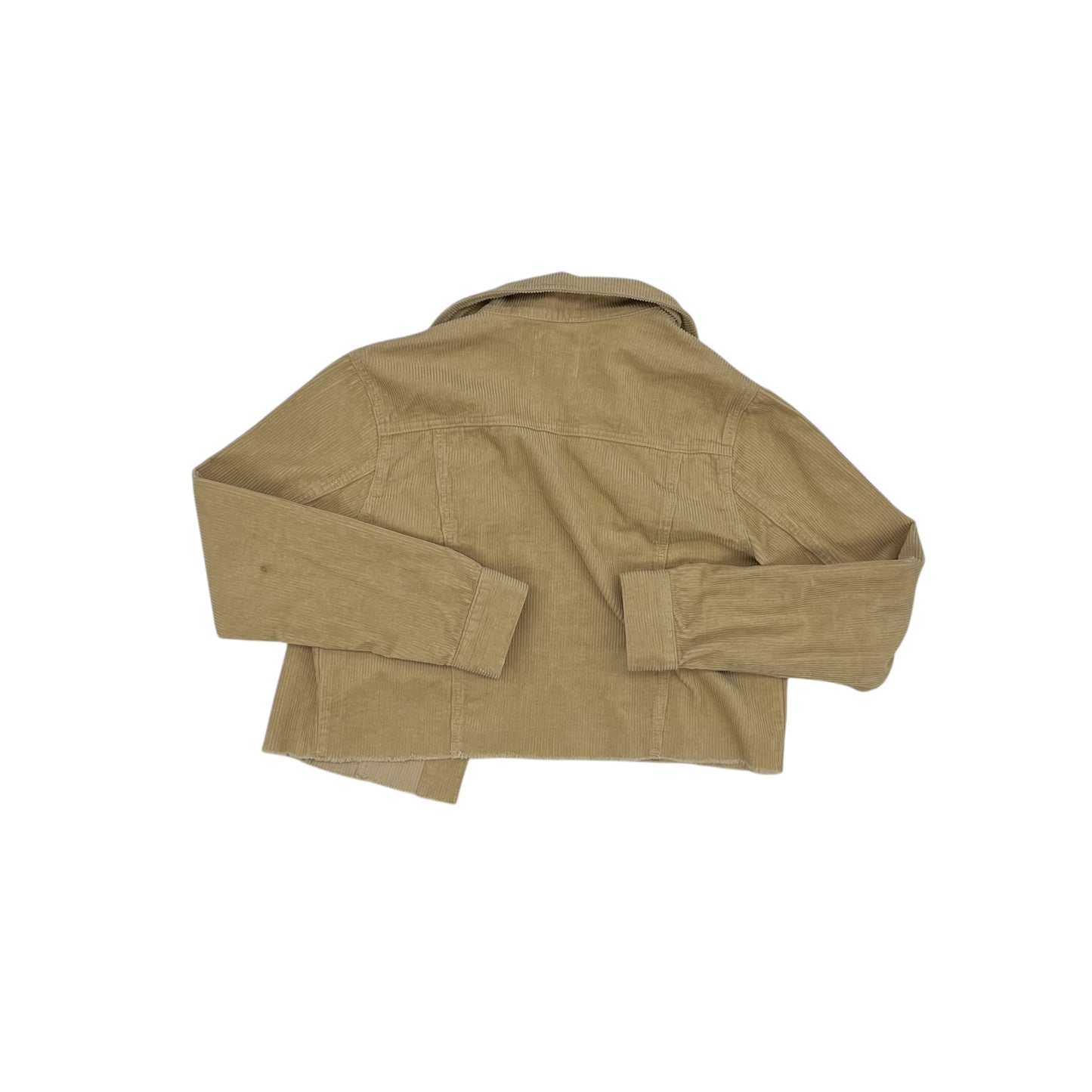 Jacket Shirt By Clothes Mentor In Brown, Size:S