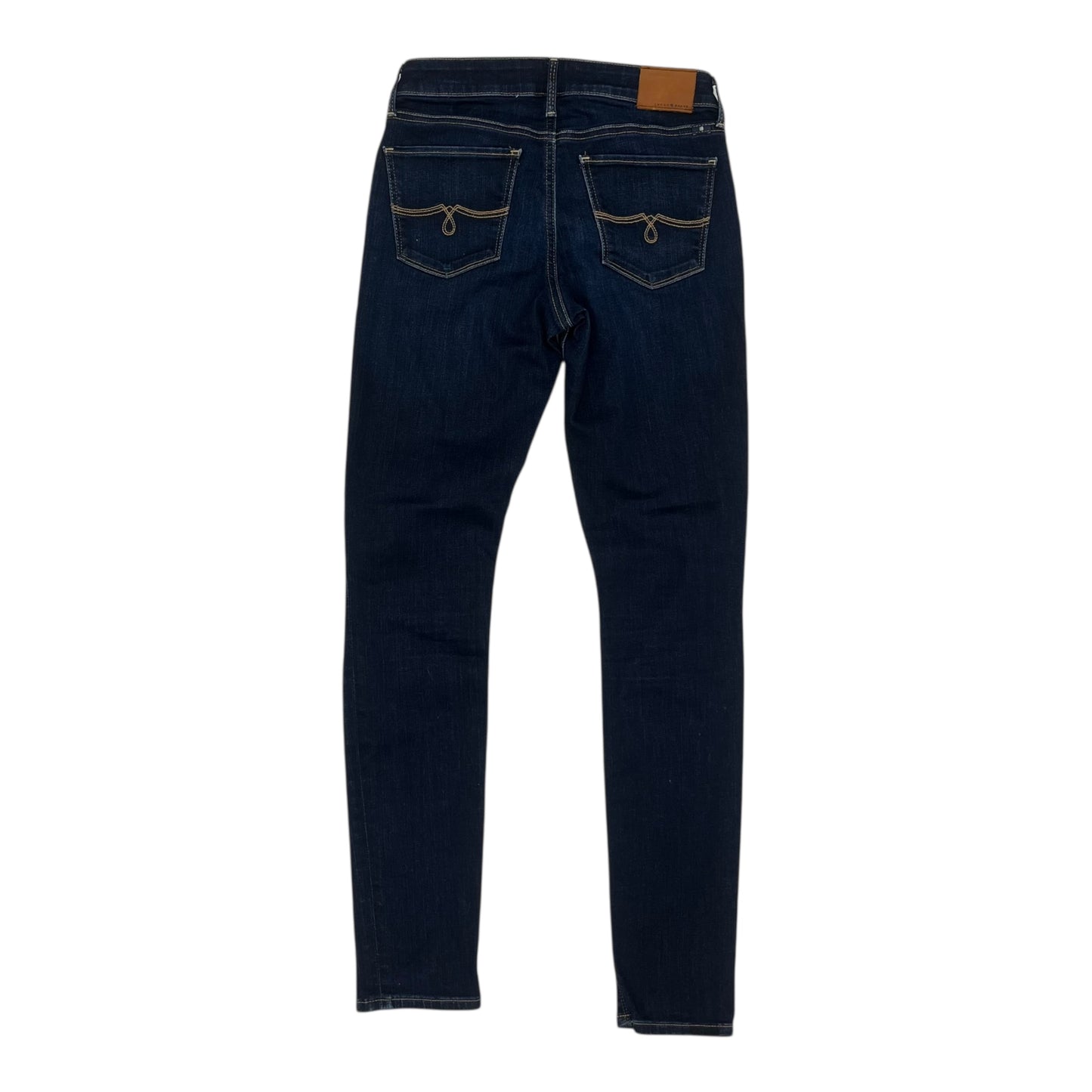 Jeans Skinny By Lucky Brand In Blue Denim, Size:0