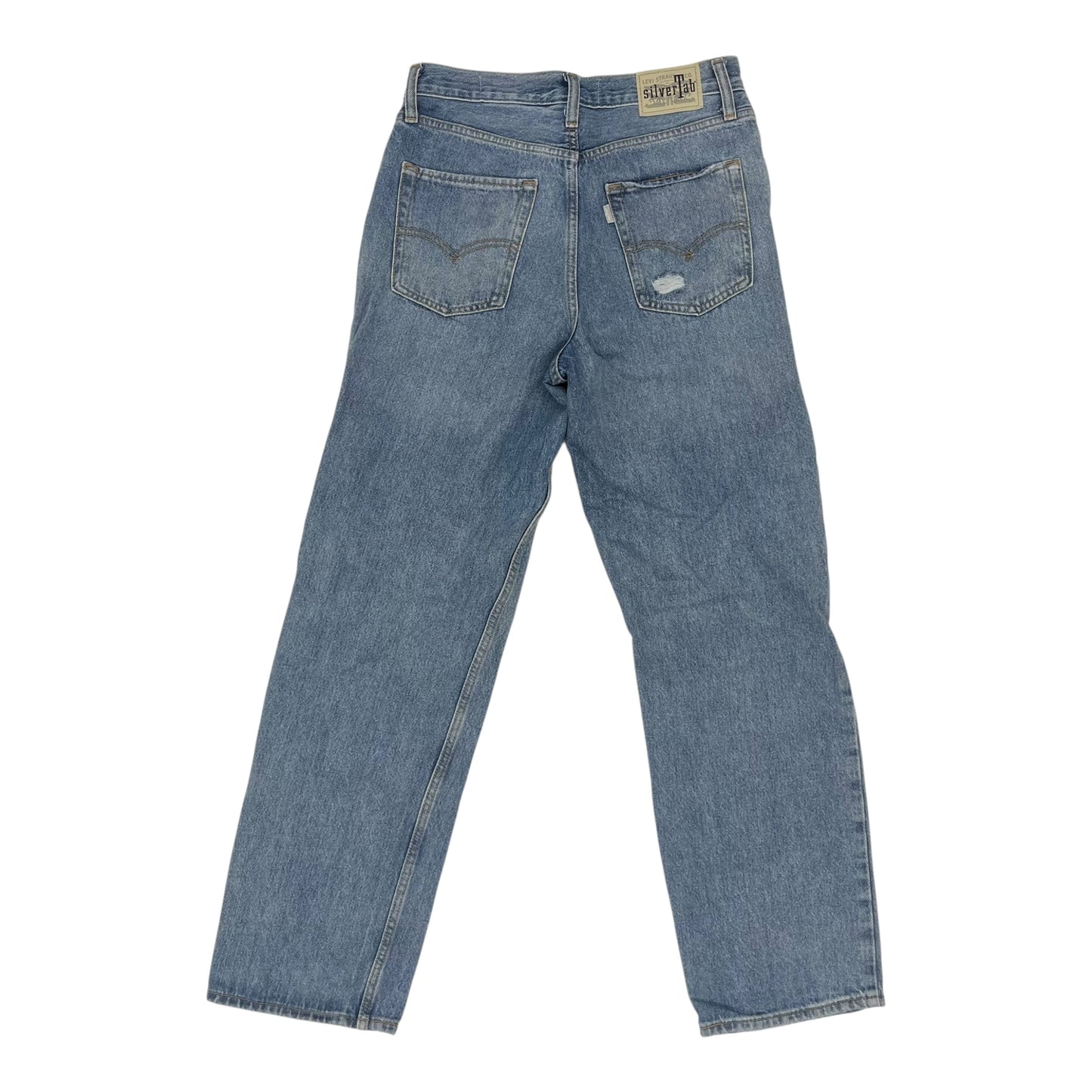 Jeans Straight By Levis In Blue Denim, Size:6