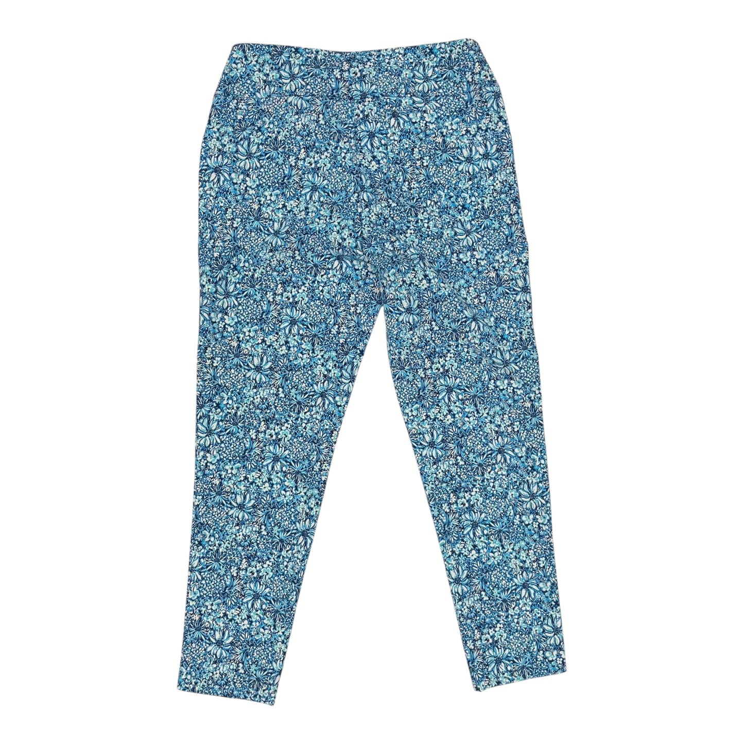 Pants Designer By Lilly Pulitzer In Blue & White, Size:10