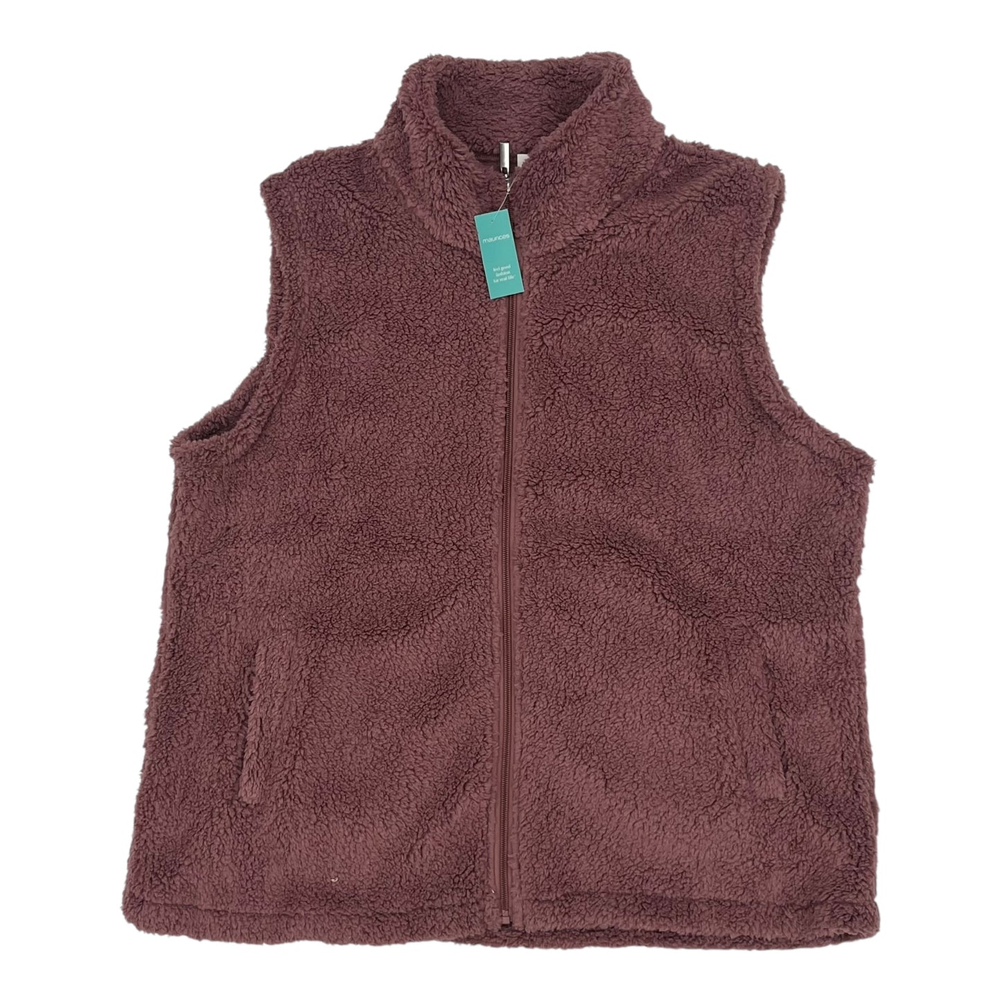 Vest Faux Fur & Sherpa By Maurices In Pink, Size:Xl