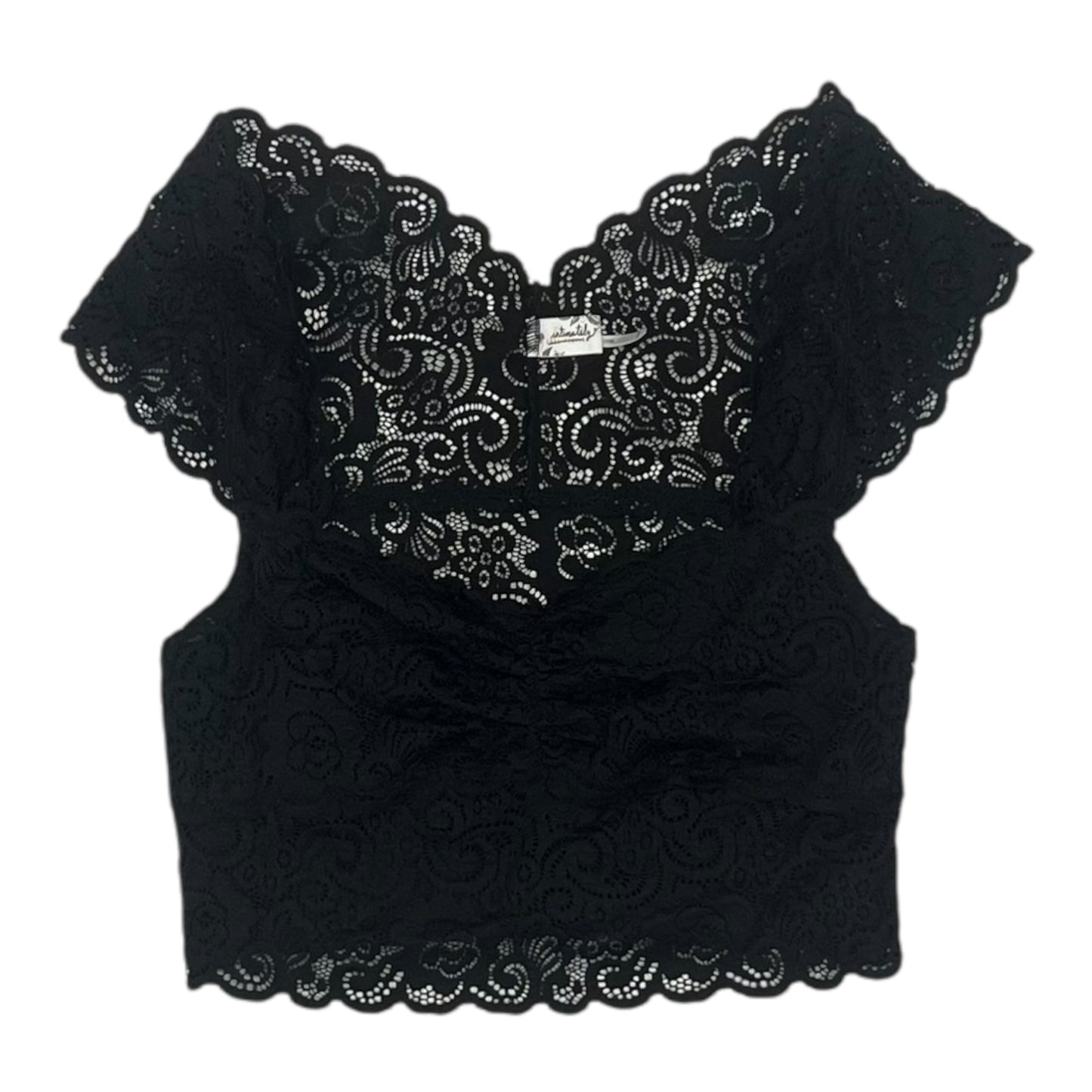 Bralette By Free People In Black, Size:Xs