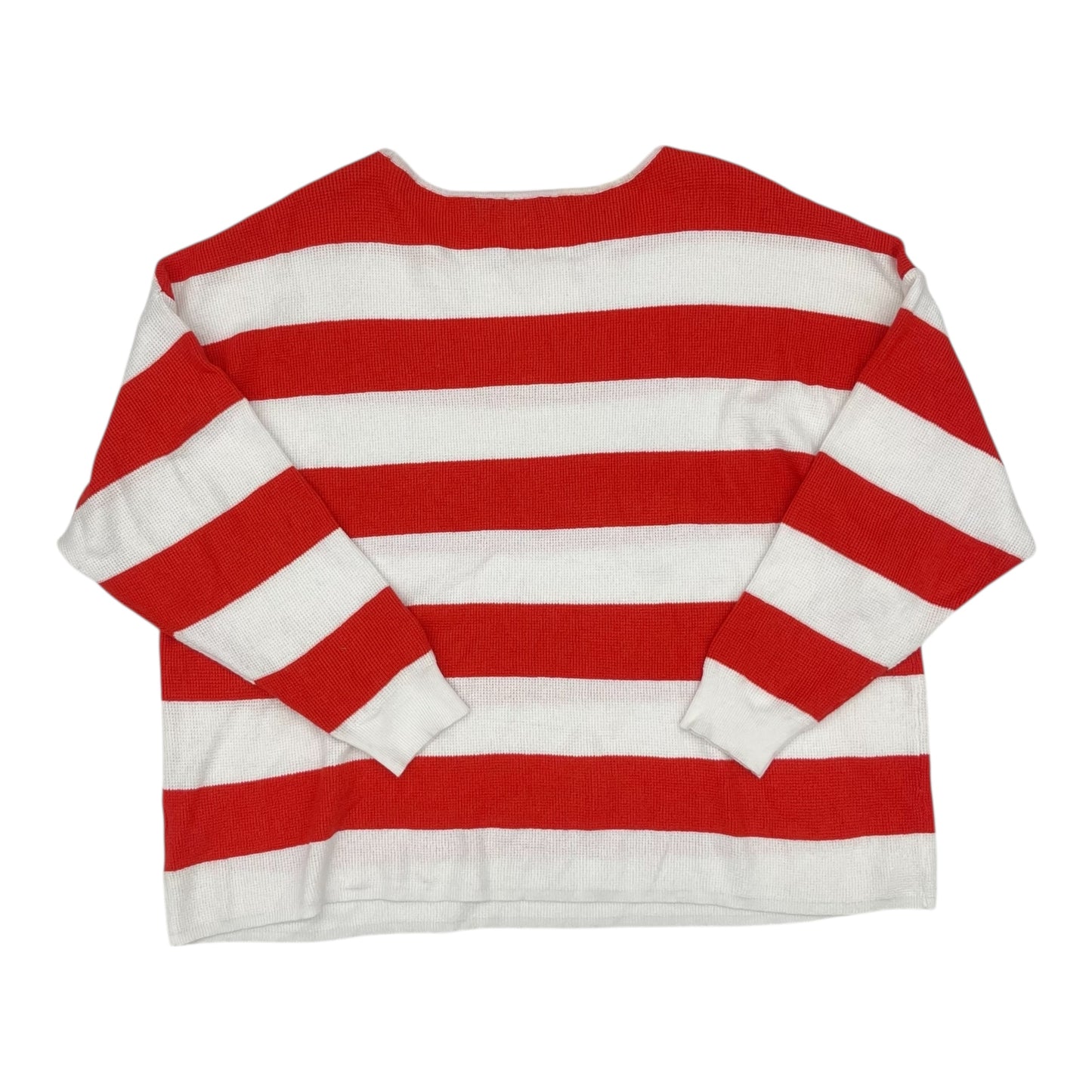 Sweater By Cyrus In Red & White, Size:3X