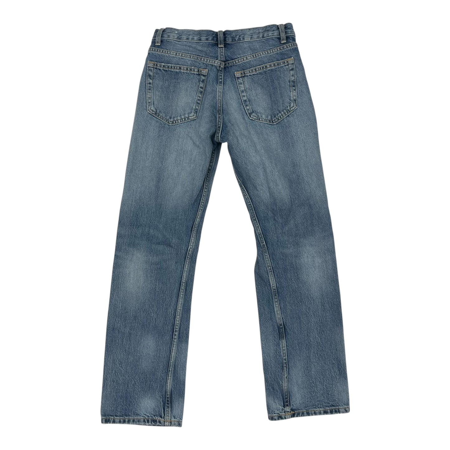 Jeans Straight By Zara In Blue Denim, Size:2
