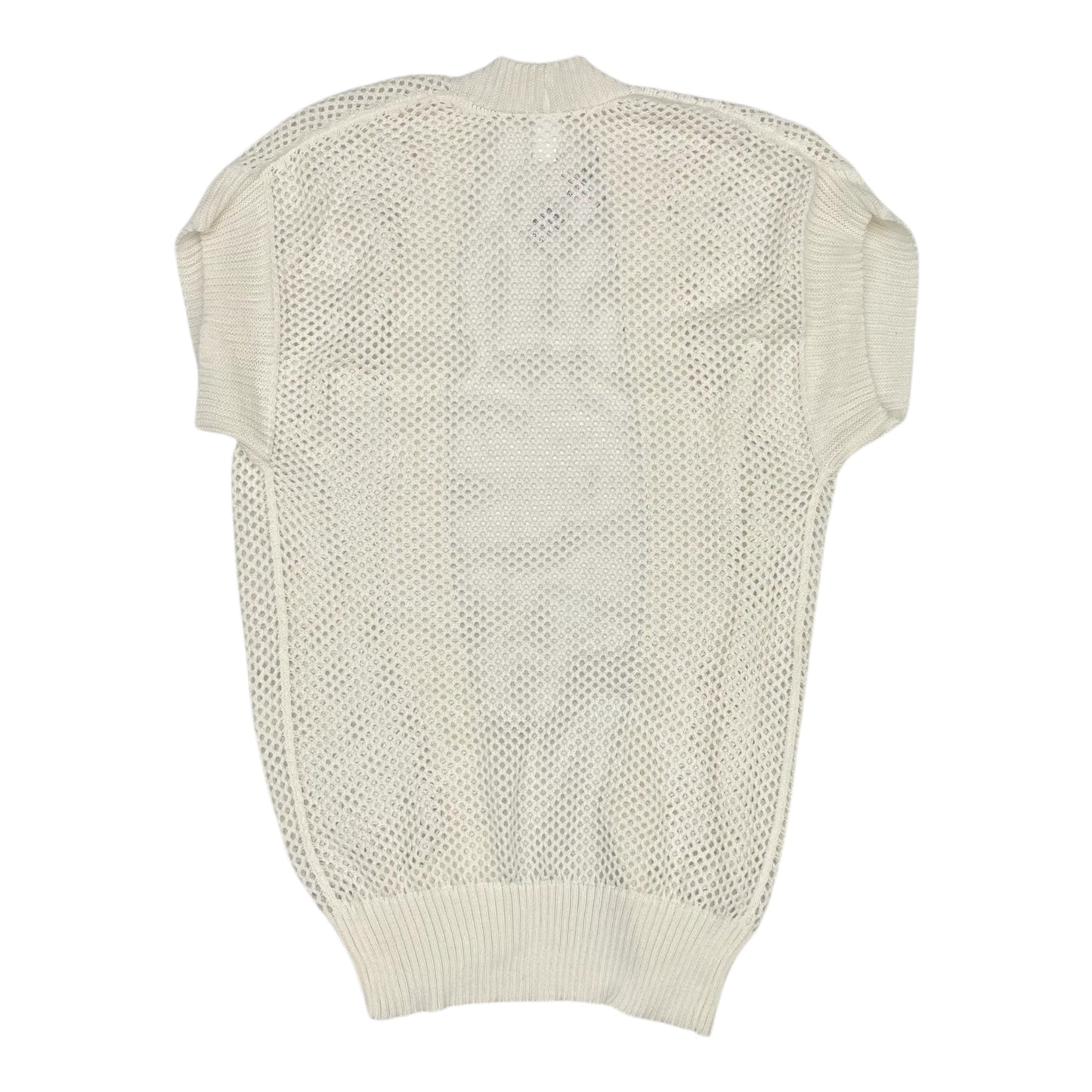 Sweater Cardigan By Time And Tru In Cream, Size:S