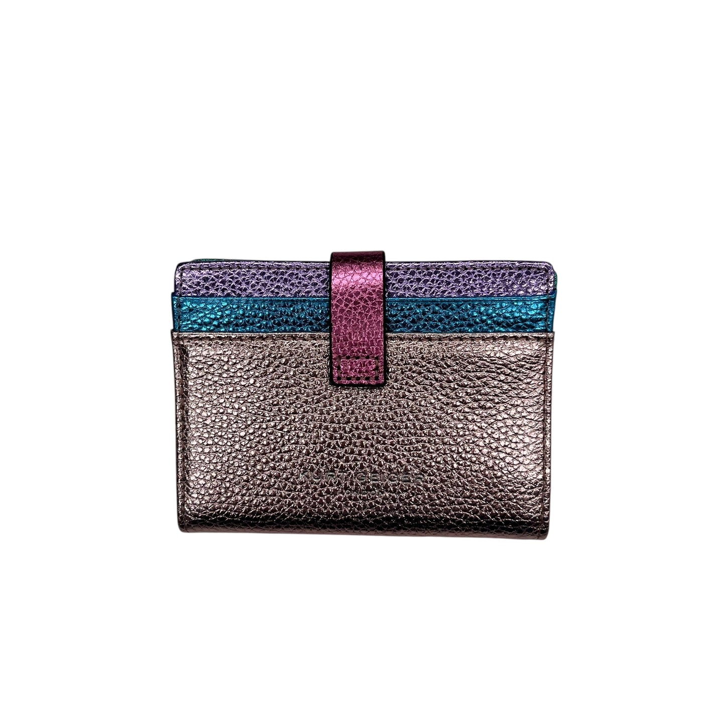 Wallet Designer By Kurt Geiger In Rainbow Print, Size:Small