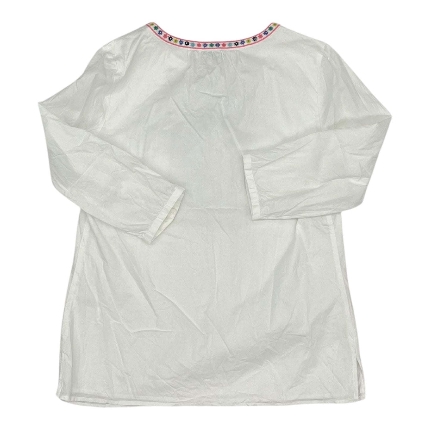 Blouse Ls By Talbots In White, Size:S
