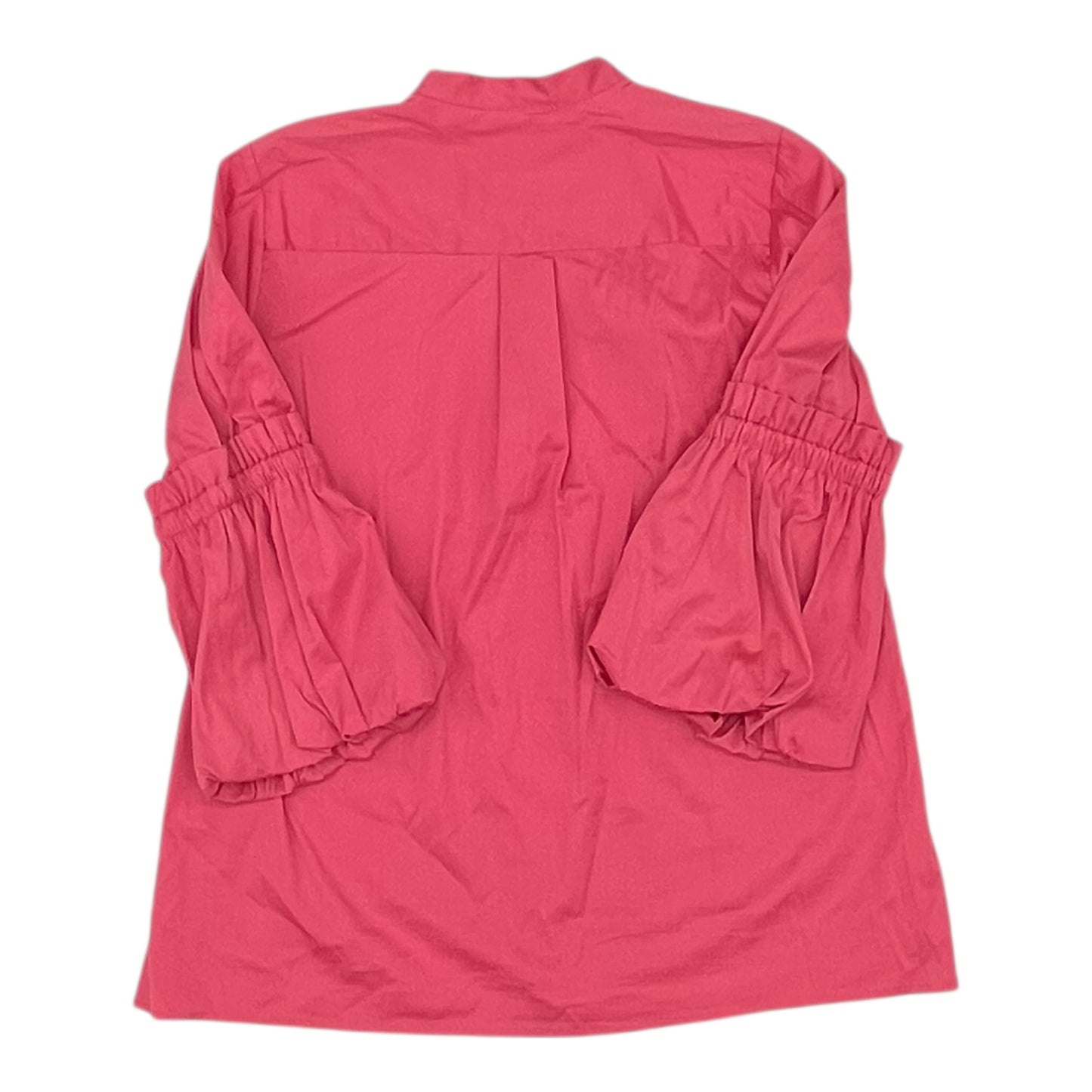 Top 3/4 Sleeve By Chicos In Pink, Size:S