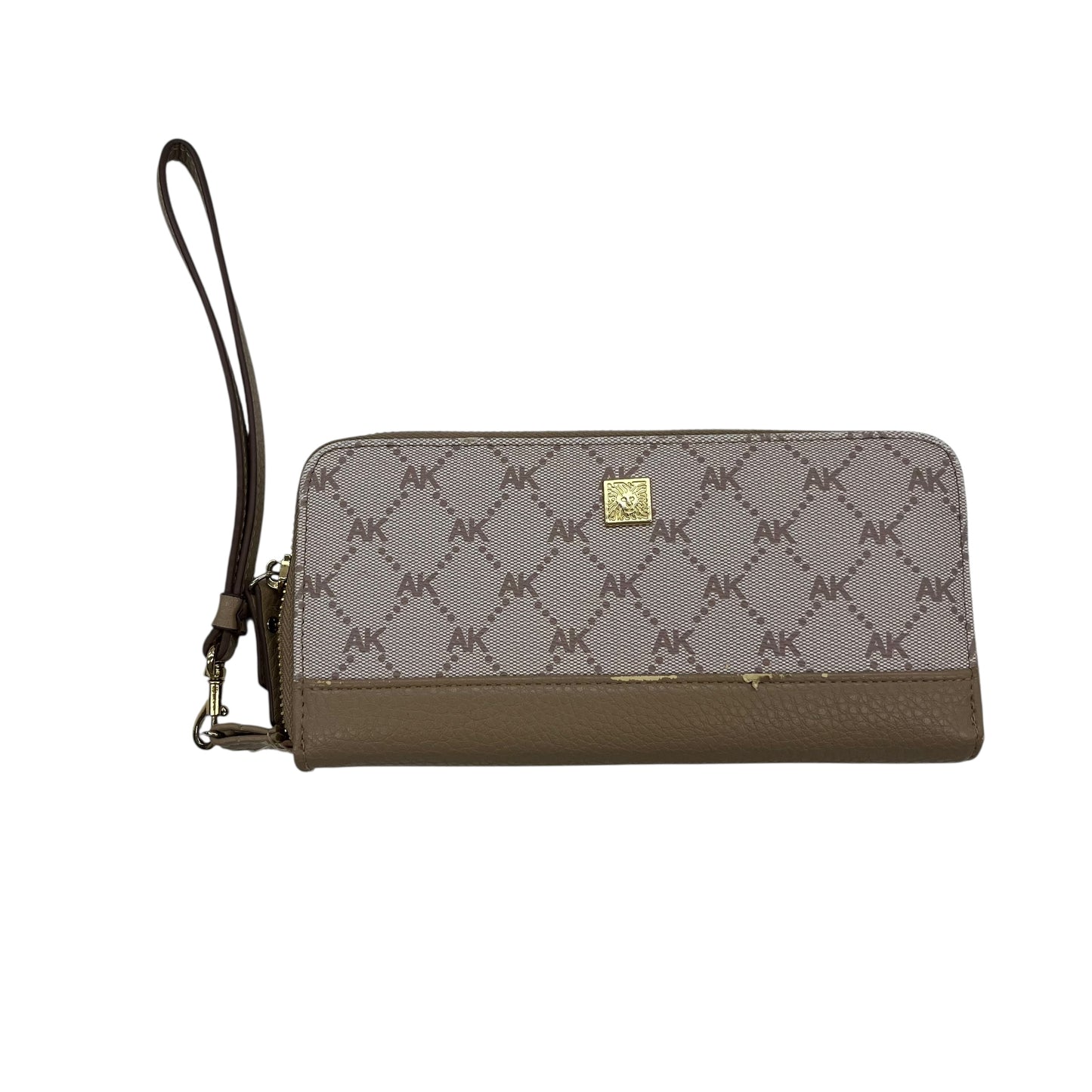 Wallet By Anne Klein In Tan, Size:Large