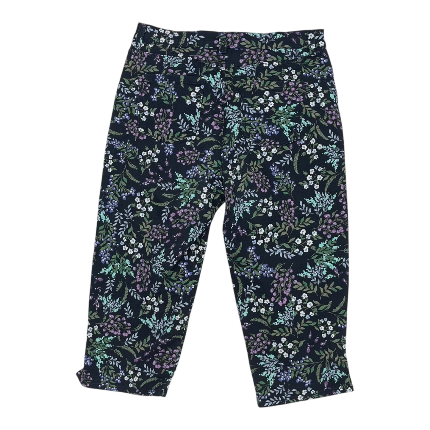 Pants Cropped By Gloria Vanderbilt In Navy, Size:12