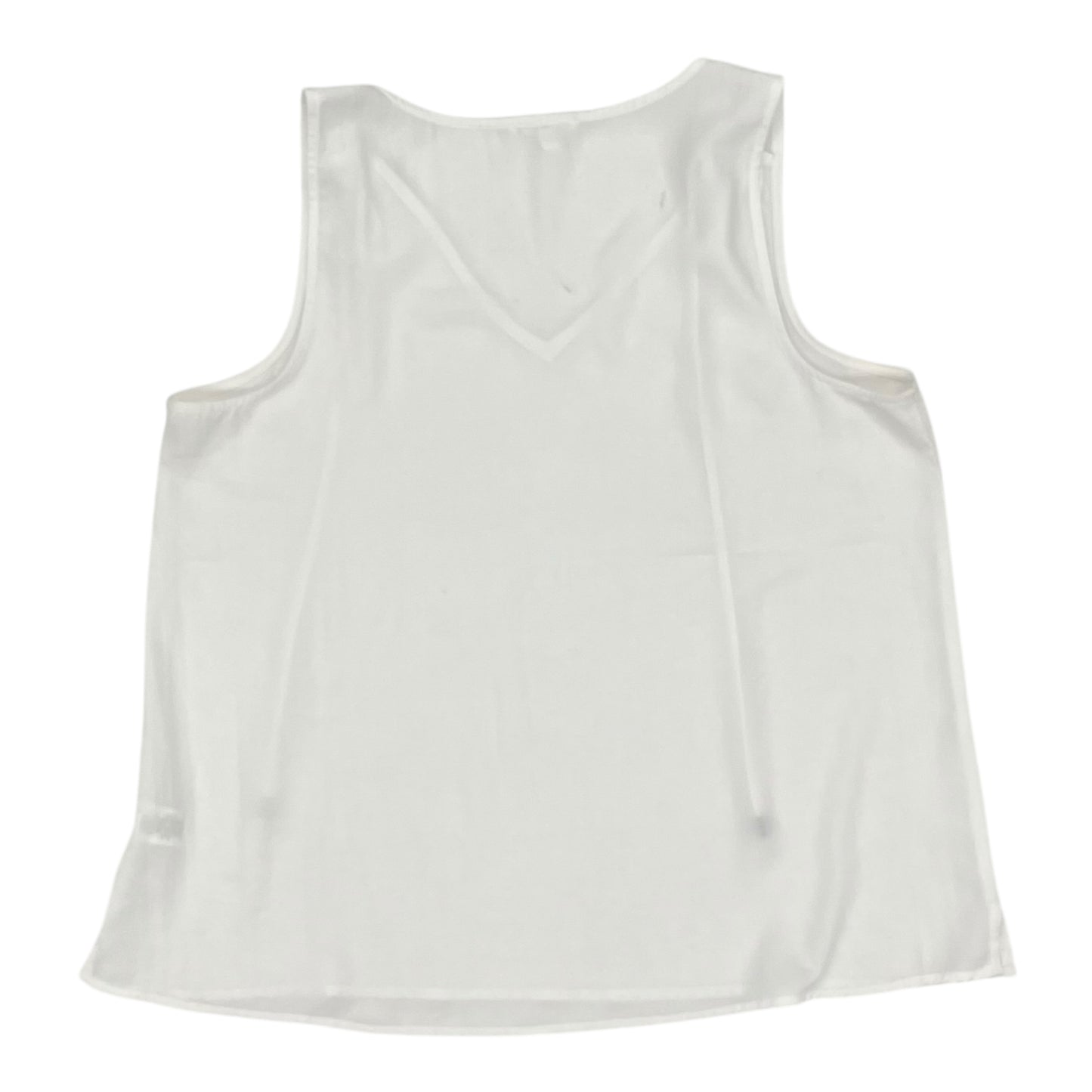 Blouse Sleeveless By Maurices In White, Size:L